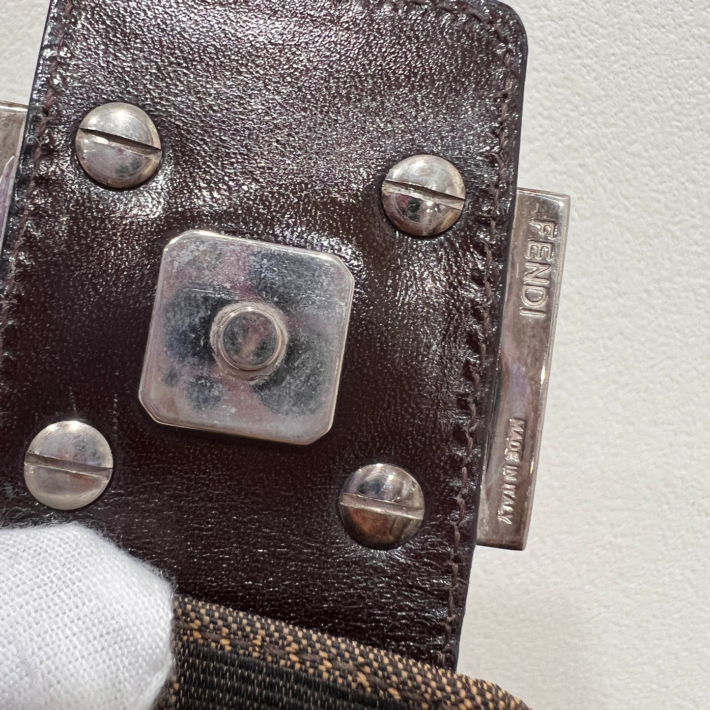 FENDI Baguette Silver Hardware