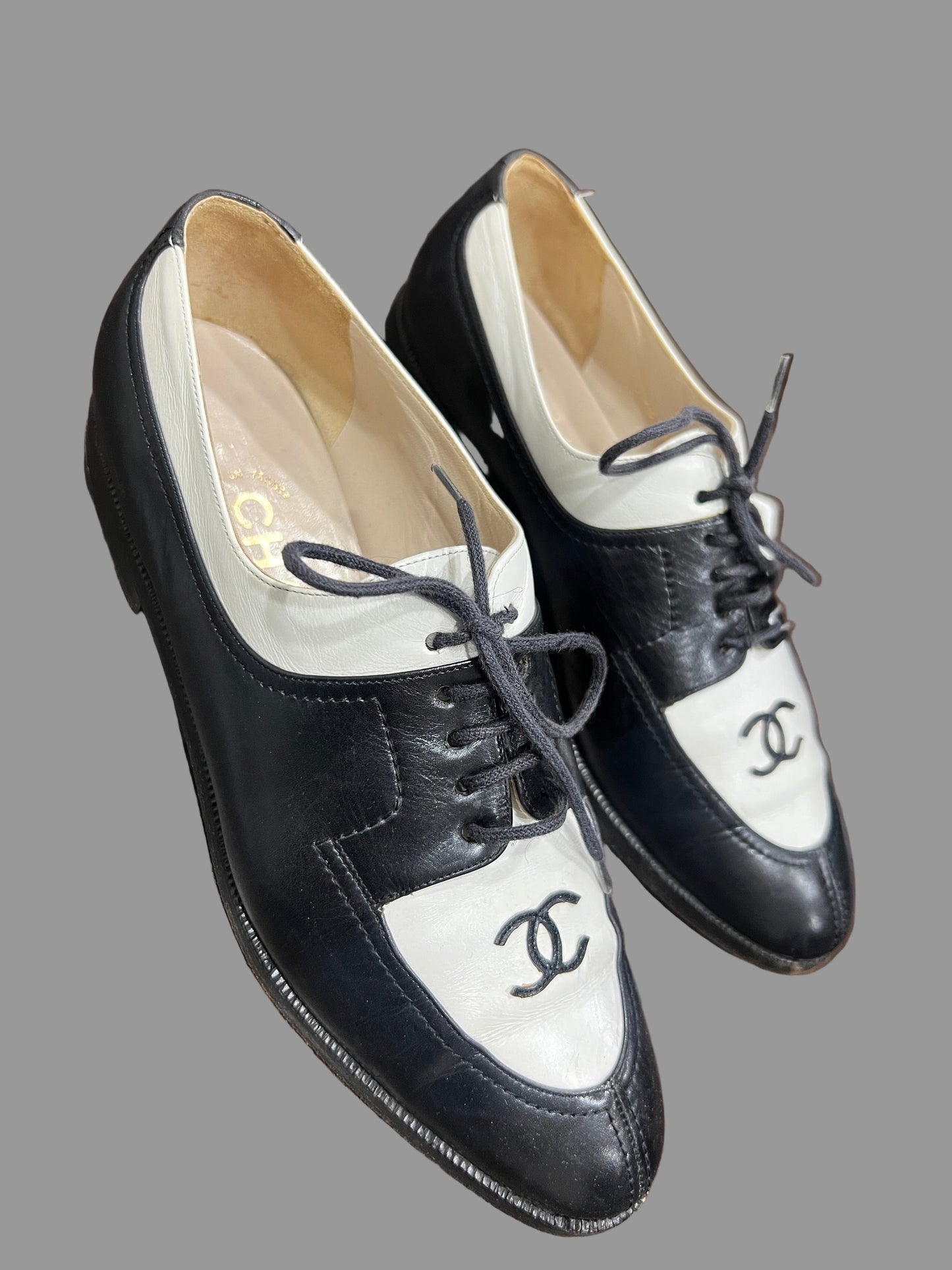 CHANEL Loafer Lace Up Size 36
