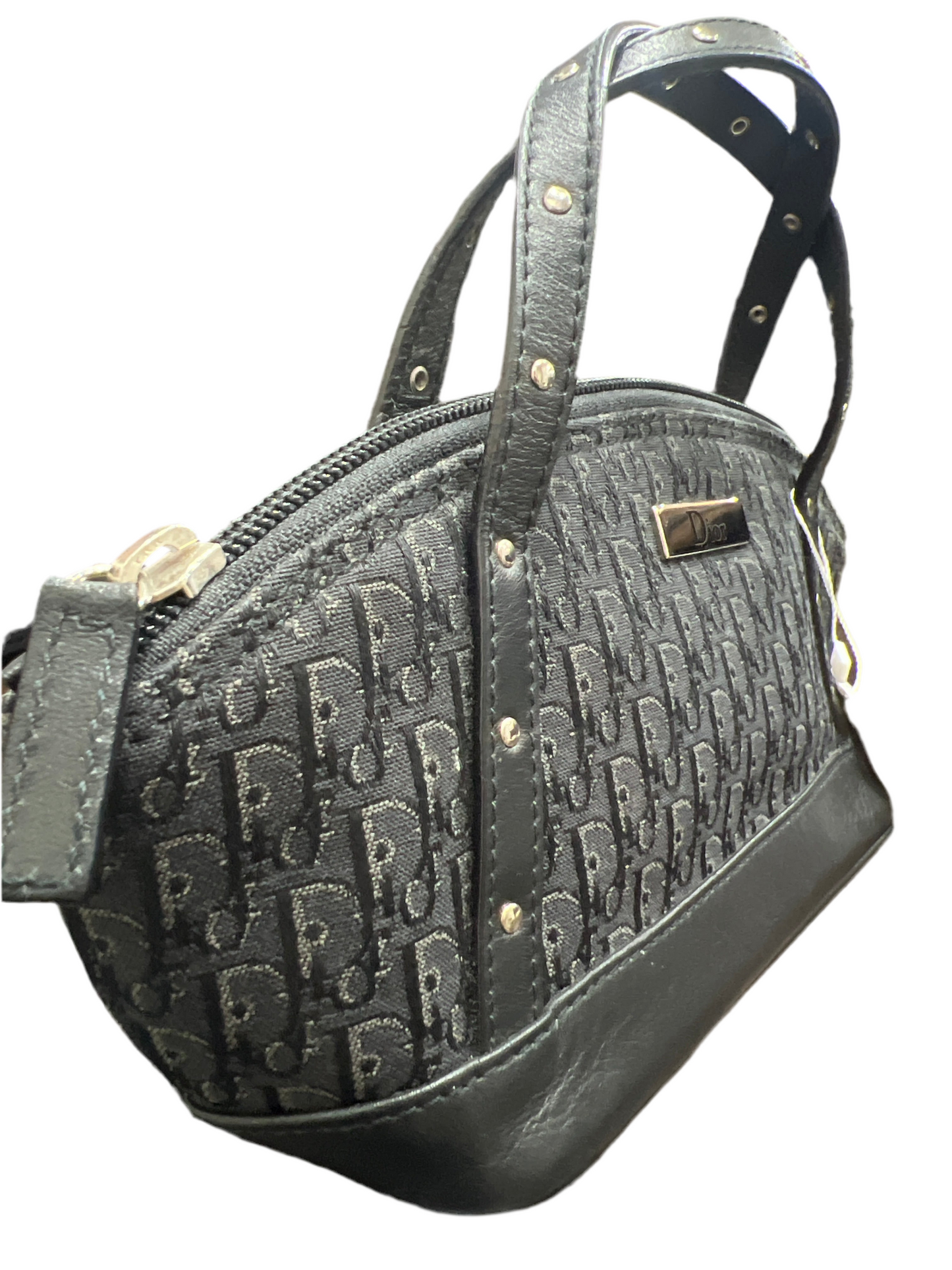 DIOR 2003 Black Street Chic Trotter Handbag