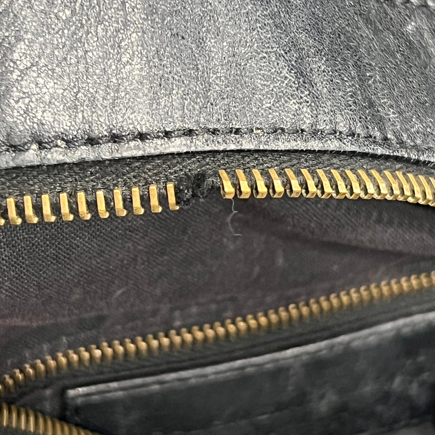 BALENCIAGA Black Twiggy Leather Satchel