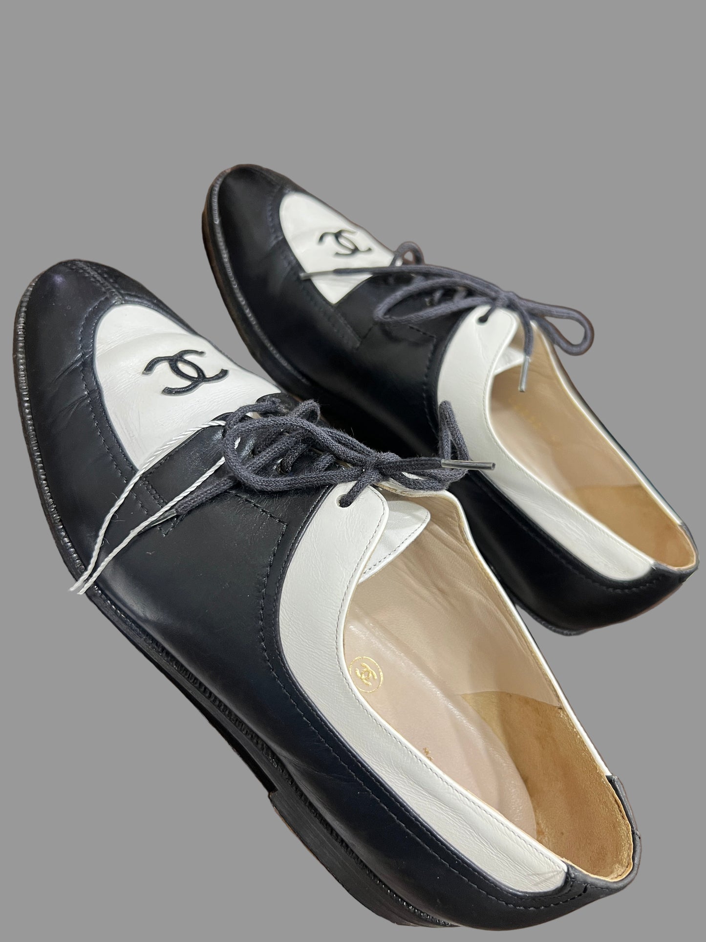 CHANEL Loafer Lace Up Size 36