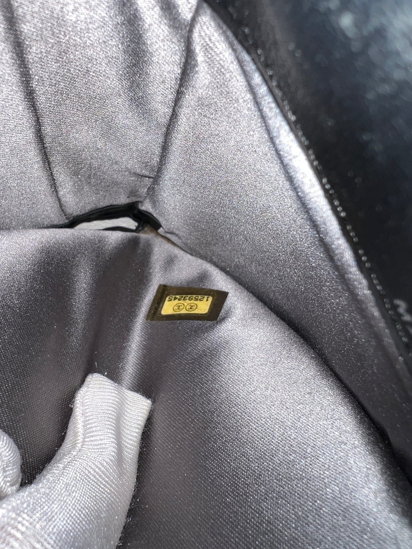 CHANEL Camellia Patent Leather