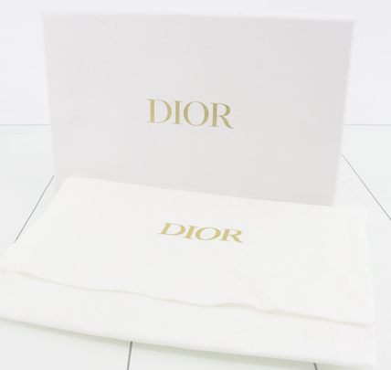 Dior Trotter Canvas Saddle Chain Wallet