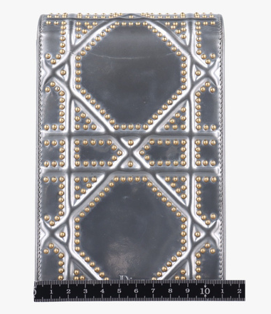 dior Diorama Silver Patent bag