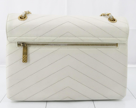chanel Double Flap with V Stitching