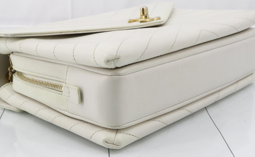 chanel Double Flap with V Stitching