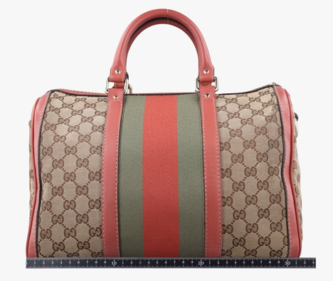 gucci Sherry Line Beige × Multi Leather × Fabric bag