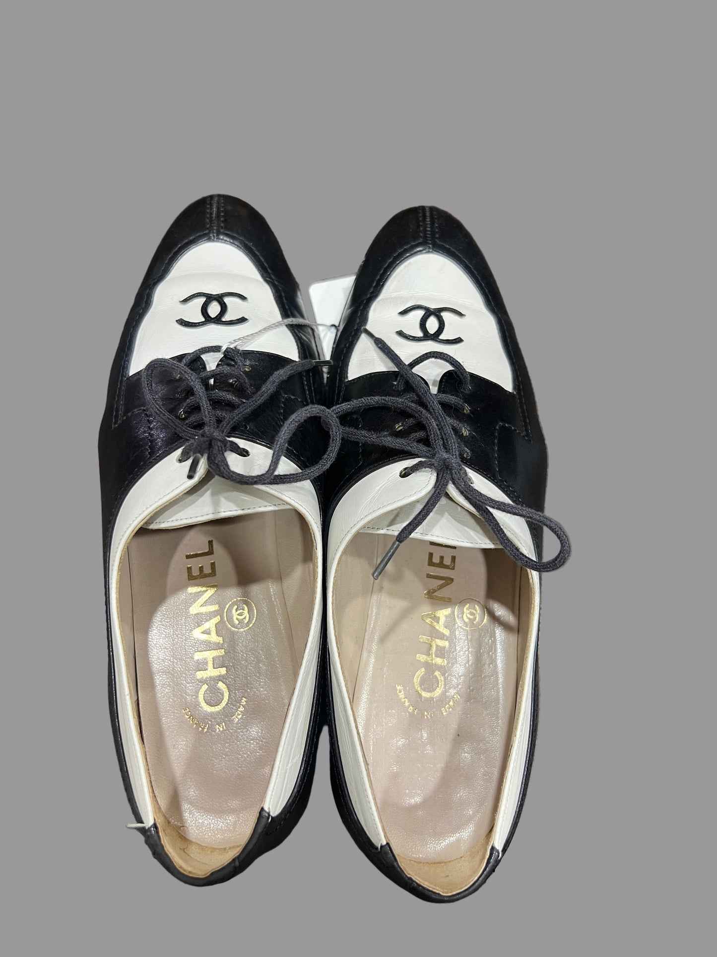 CHANEL Loafer Lace Up Size 36
