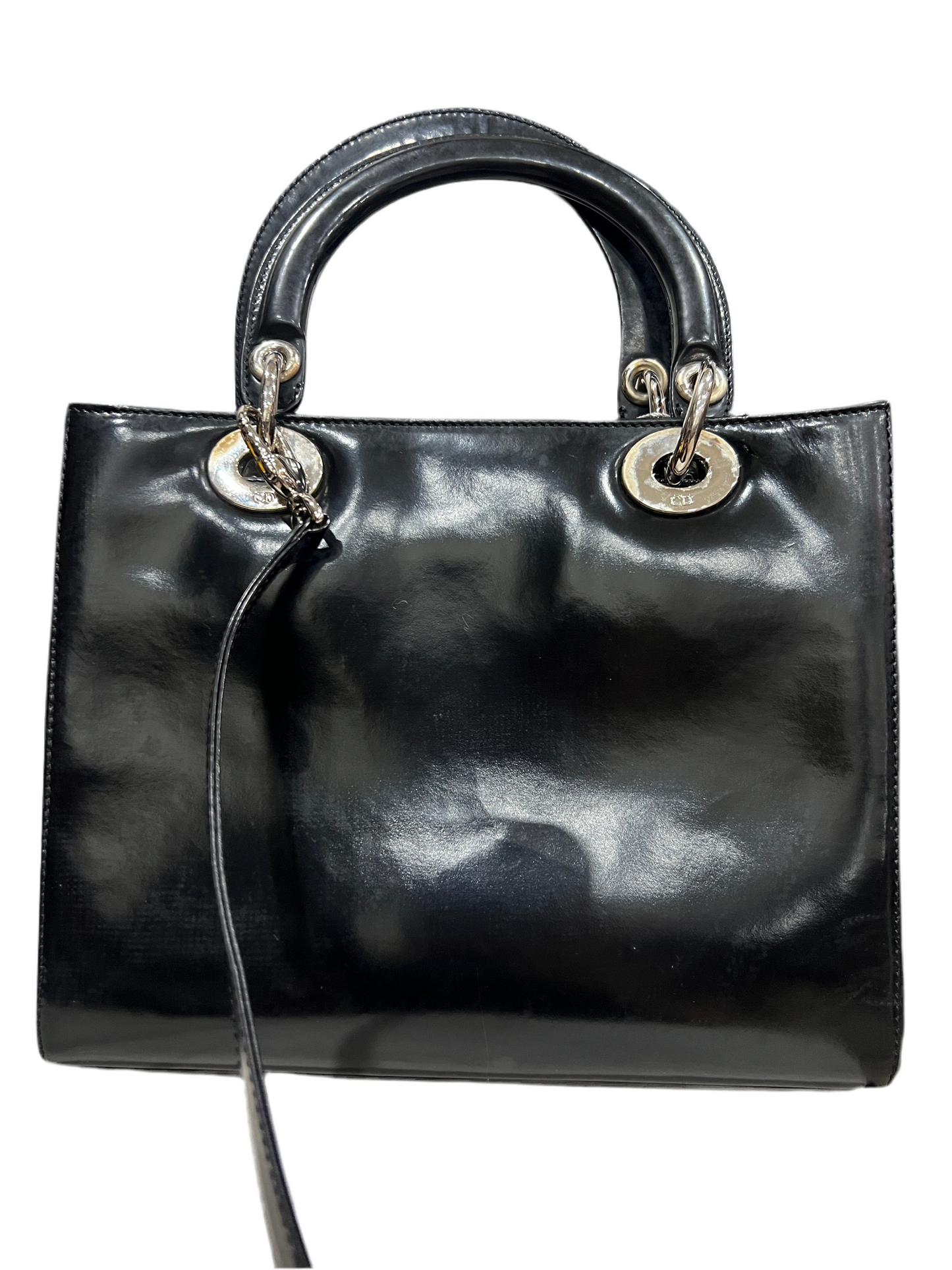 DIOR Lady Dior Medium Patent Leather