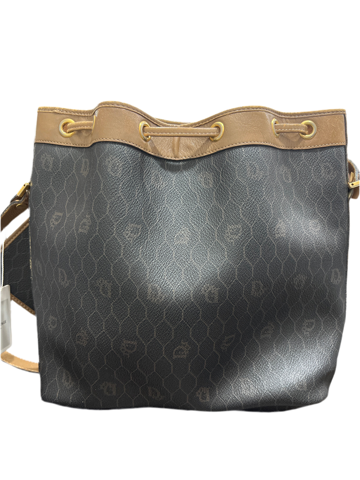DIOR Bucket Drawstring Bag w/ Removable Zip