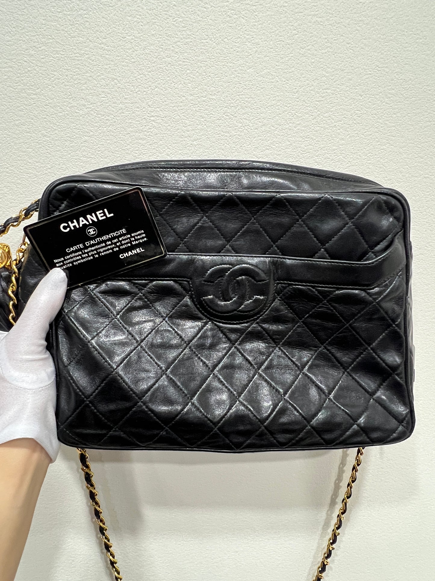 CHANEL TASSEL CAMERA BAG