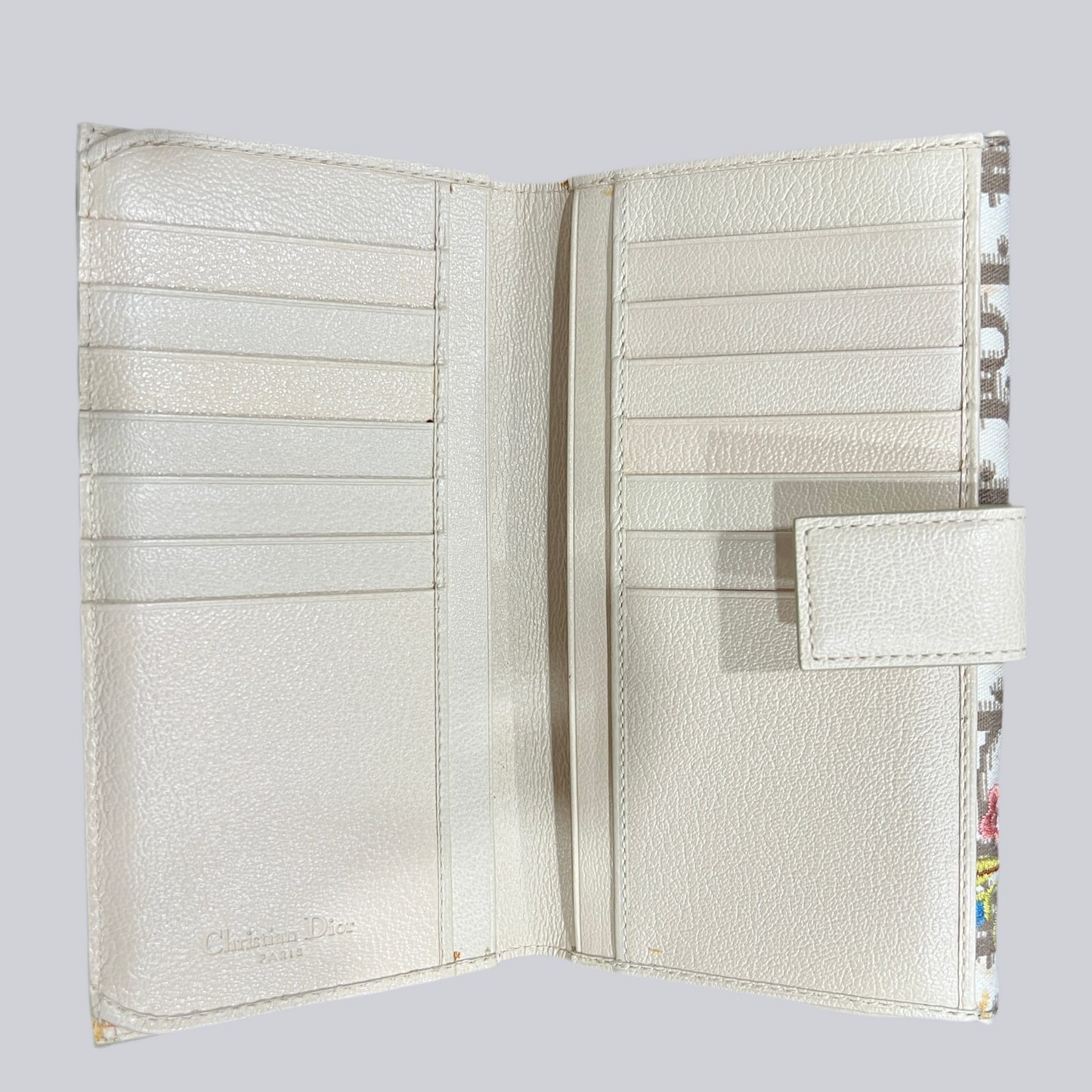 Dior Monogram Vintage Flowers Wallet