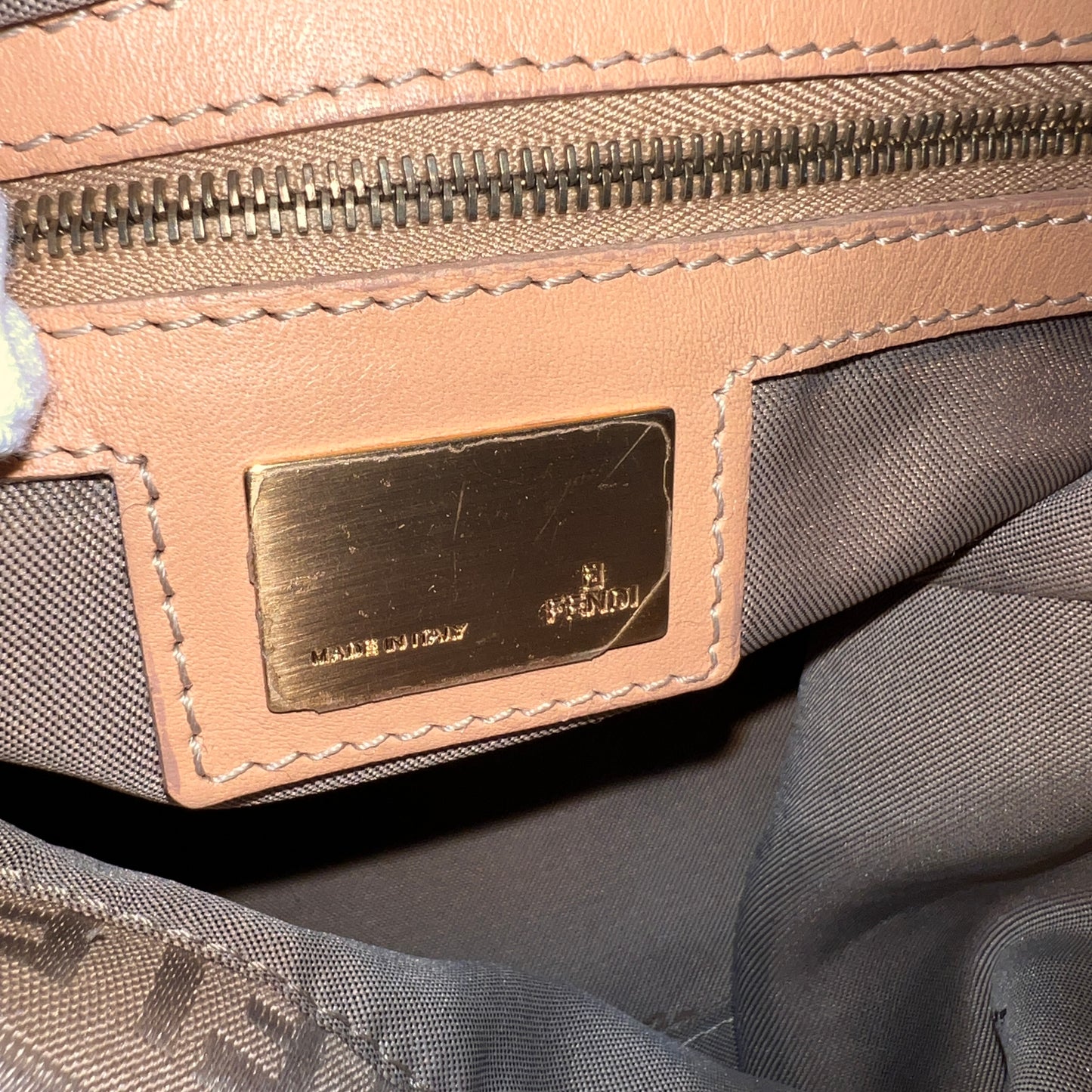 FENDI Mamma Baguette Double Flap