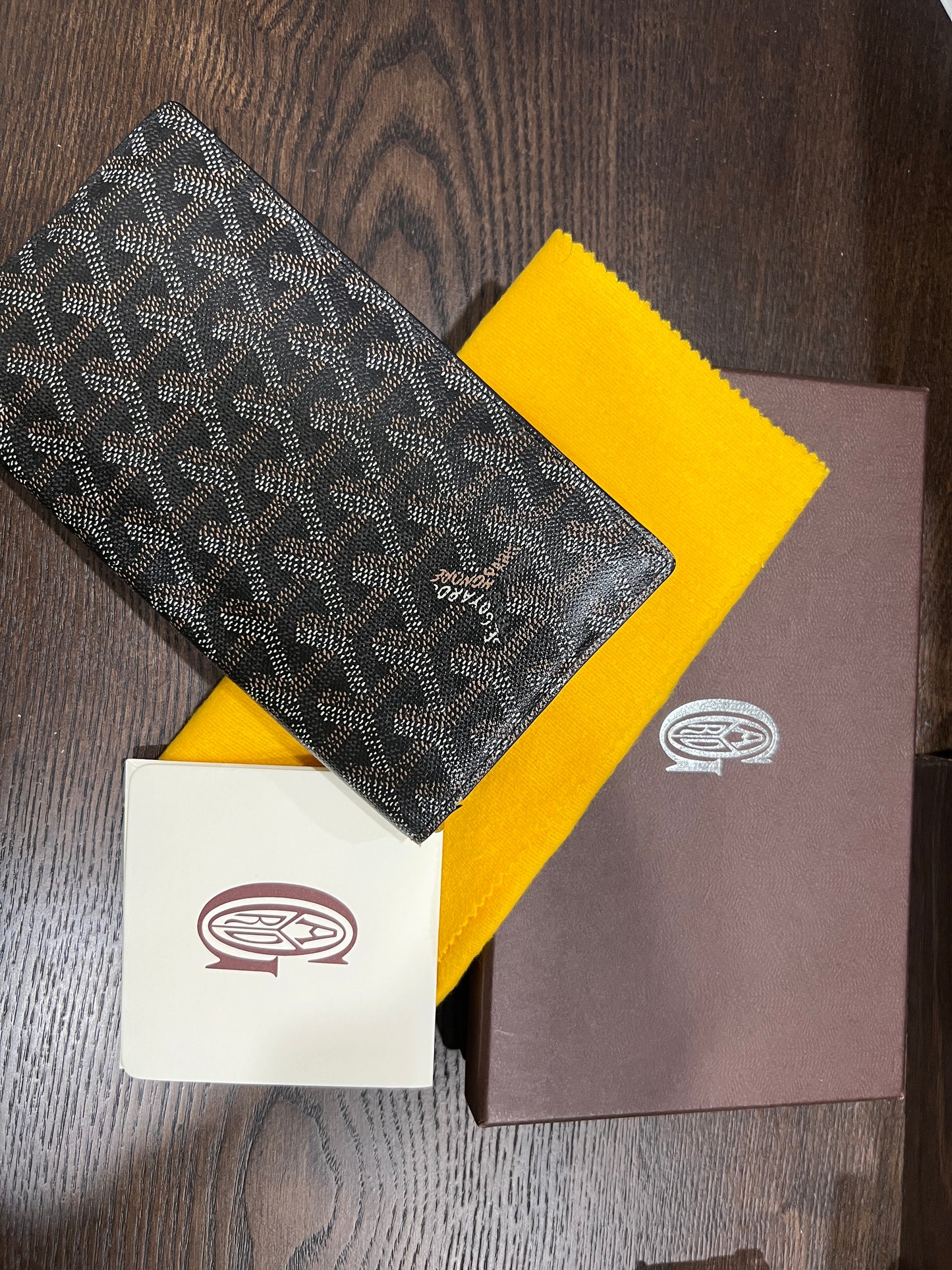 Goyard Wallet With Complete Inclusions