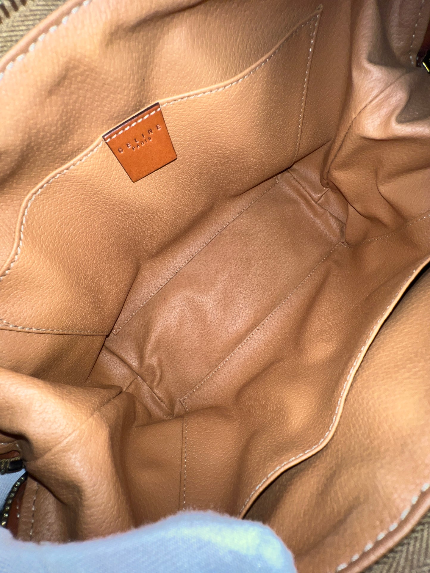 CELINE Macadam Pouch PVC Leather