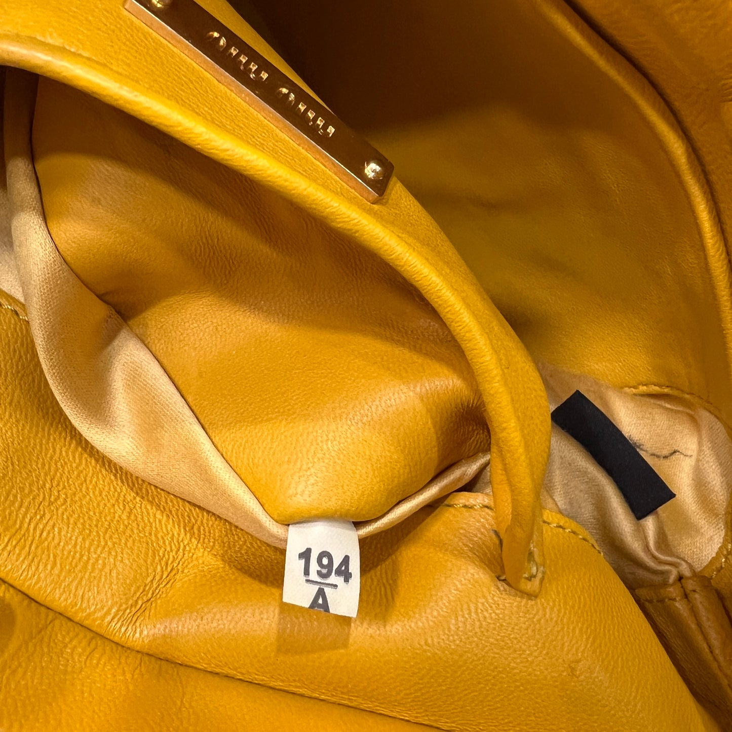 MIU MIU Metalasse Napa Leather Crossbody