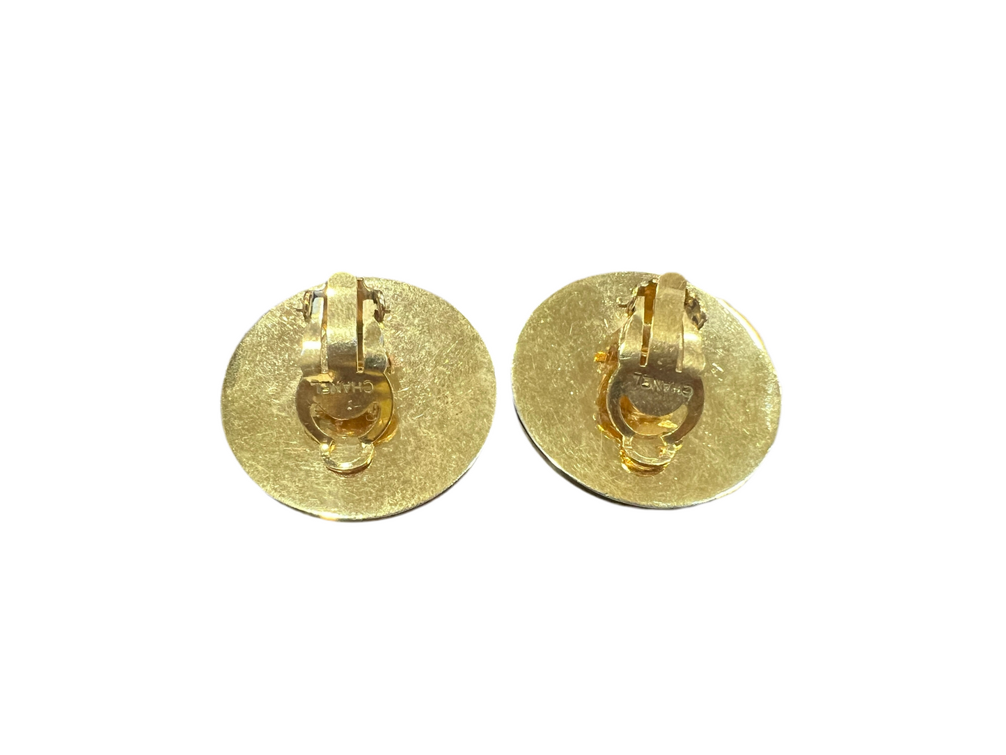 Chanel Paris Coin Earrings