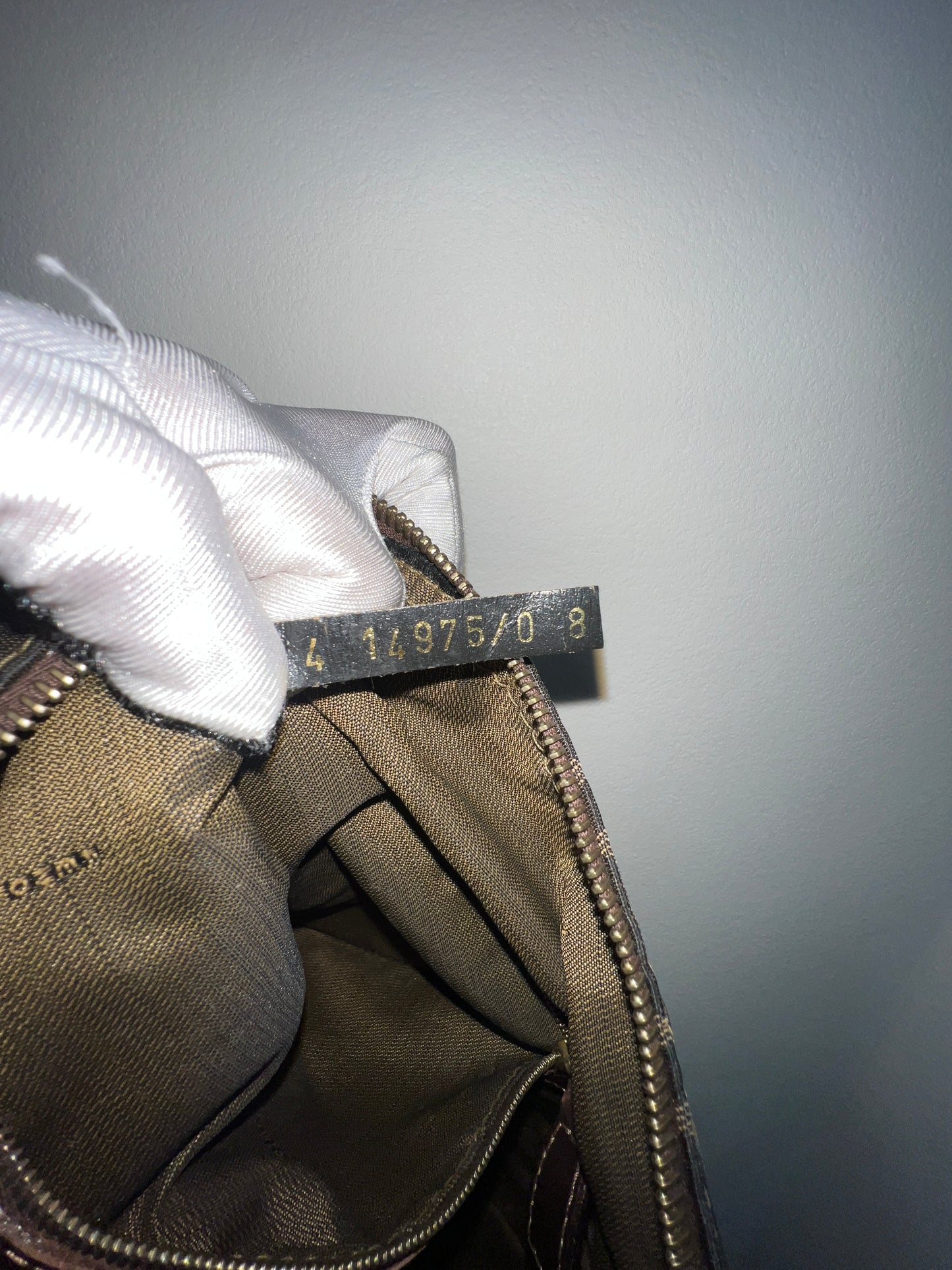 FENDI Century Zucca Shoulder Bag