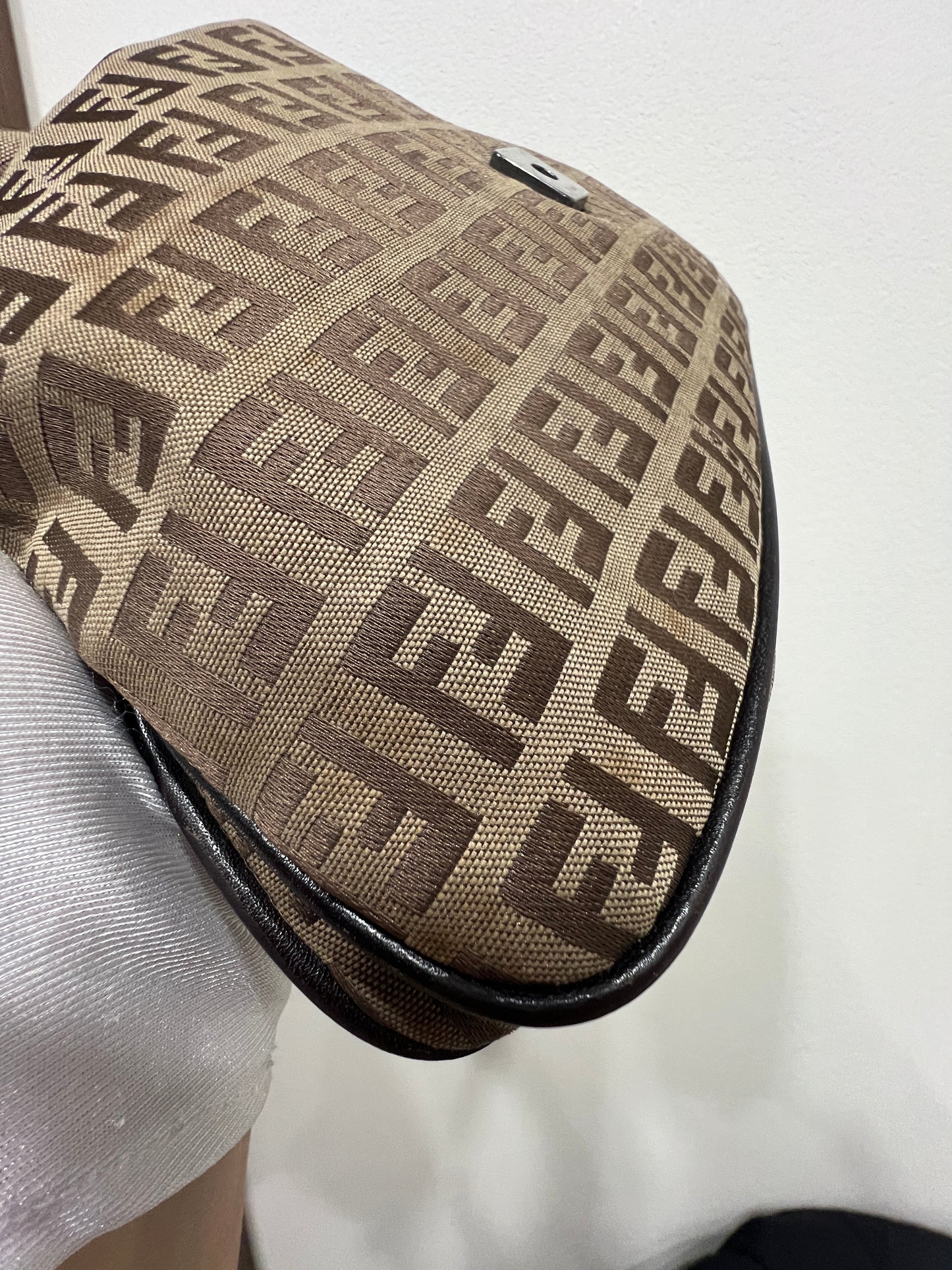 FENDI Baguette Brown Canvas