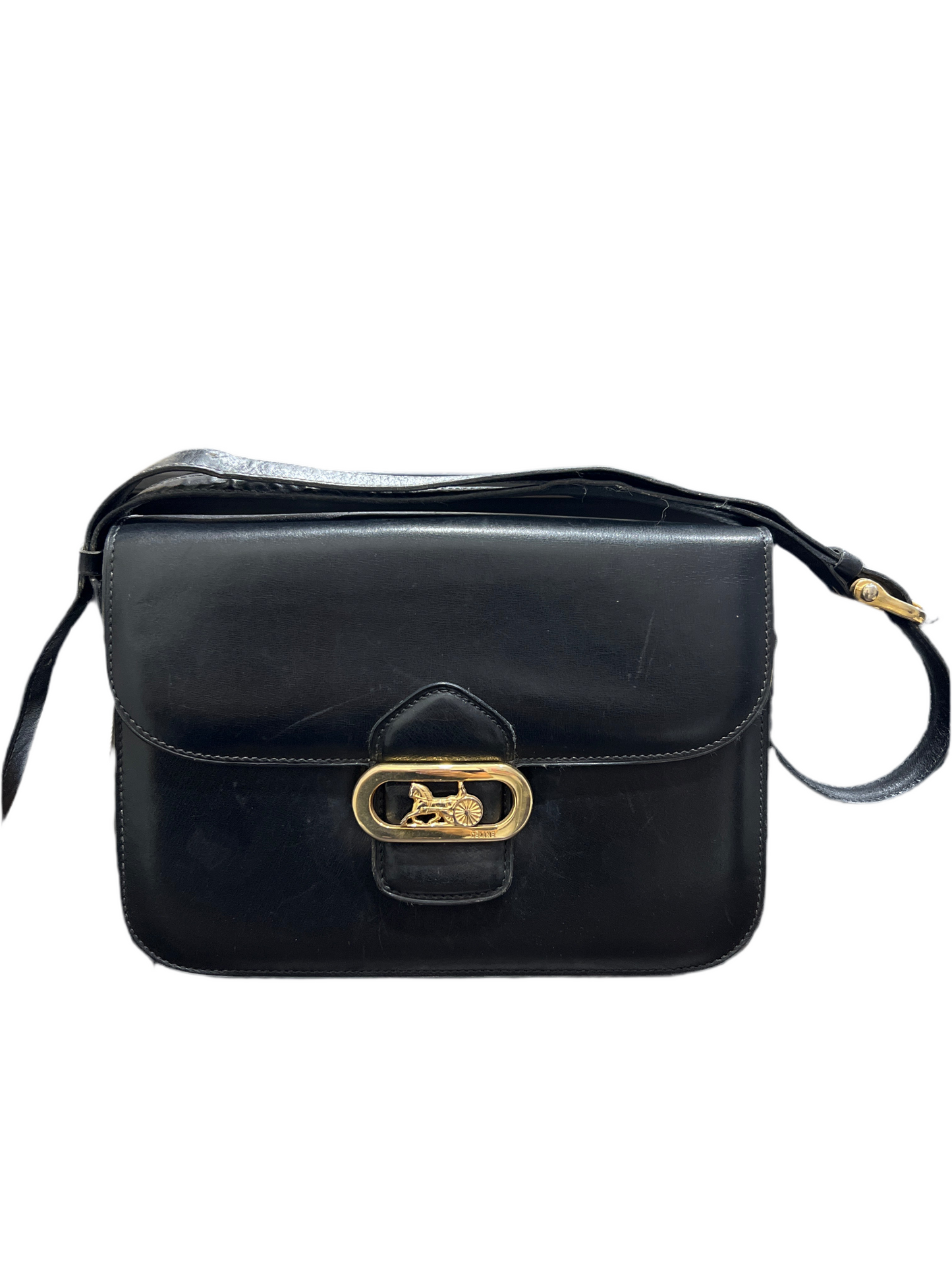 CELINE Vintage Horse Carriage Shoulder Bag
