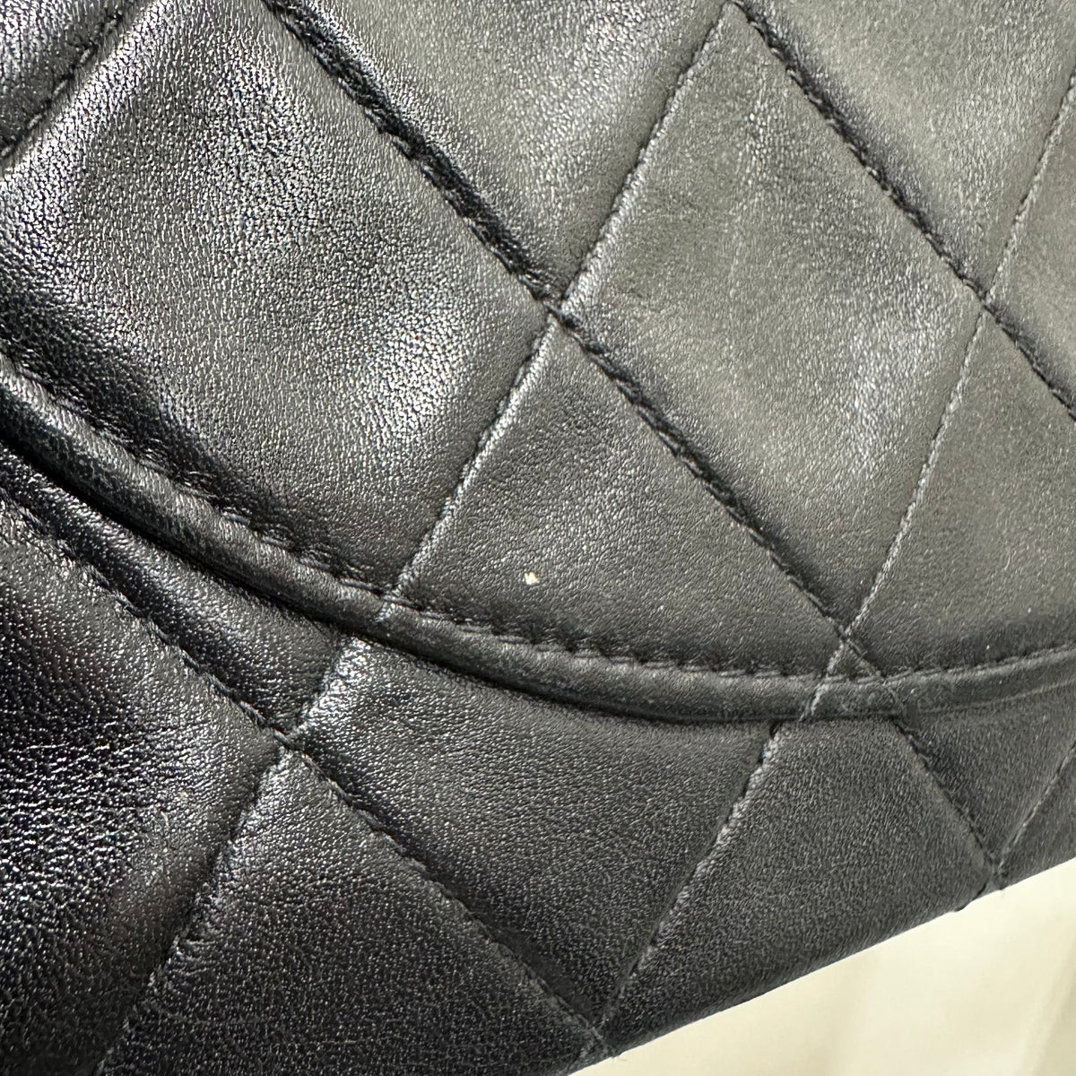 CHANEL Classic Flap Year 1994-1996 24k Gold CC Turn-lock