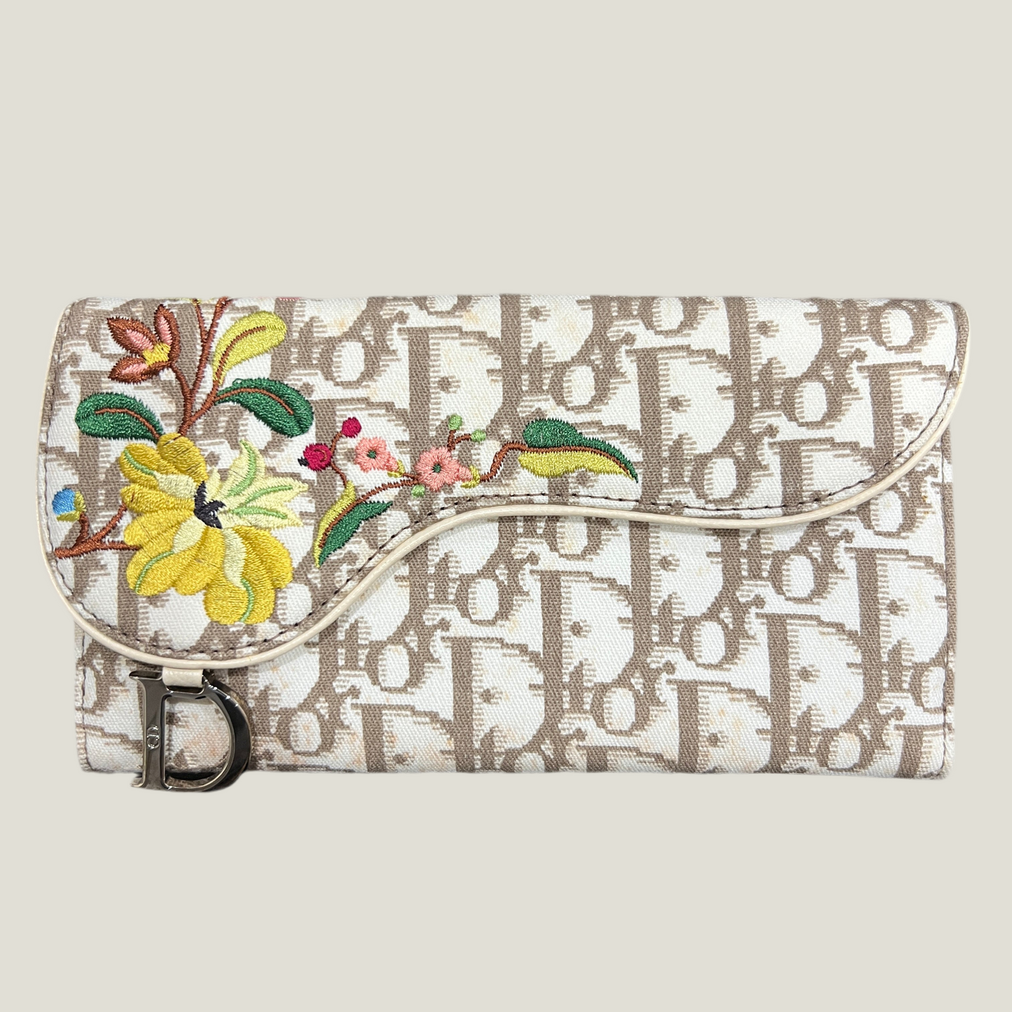 Dior Monogram Vintage Flowers Wallet