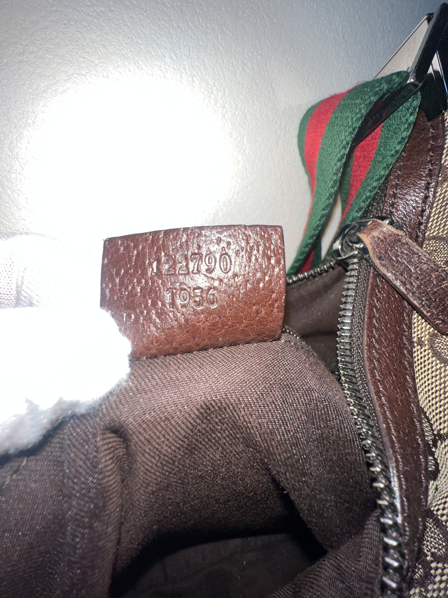 GUCCI webbing shoulder bag