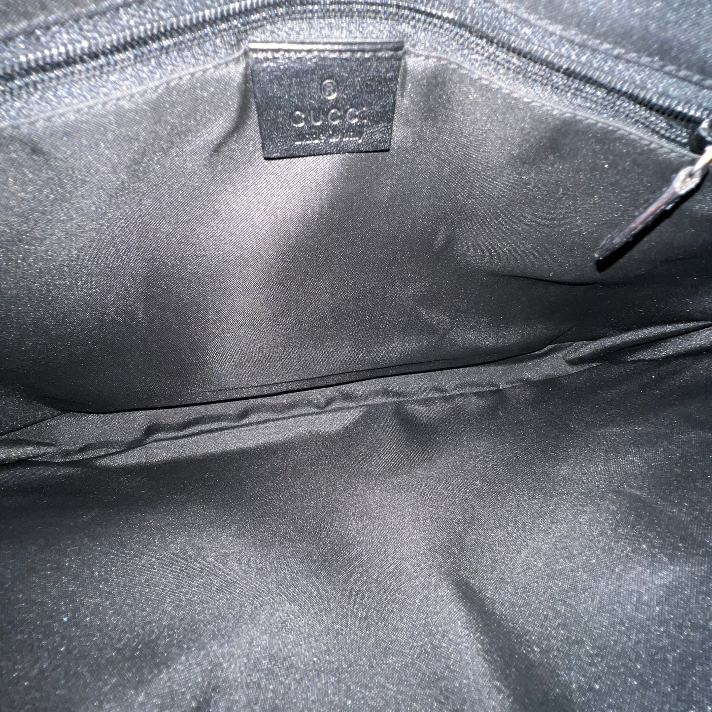 GUCCI Jackie Monogram with Leather Handle