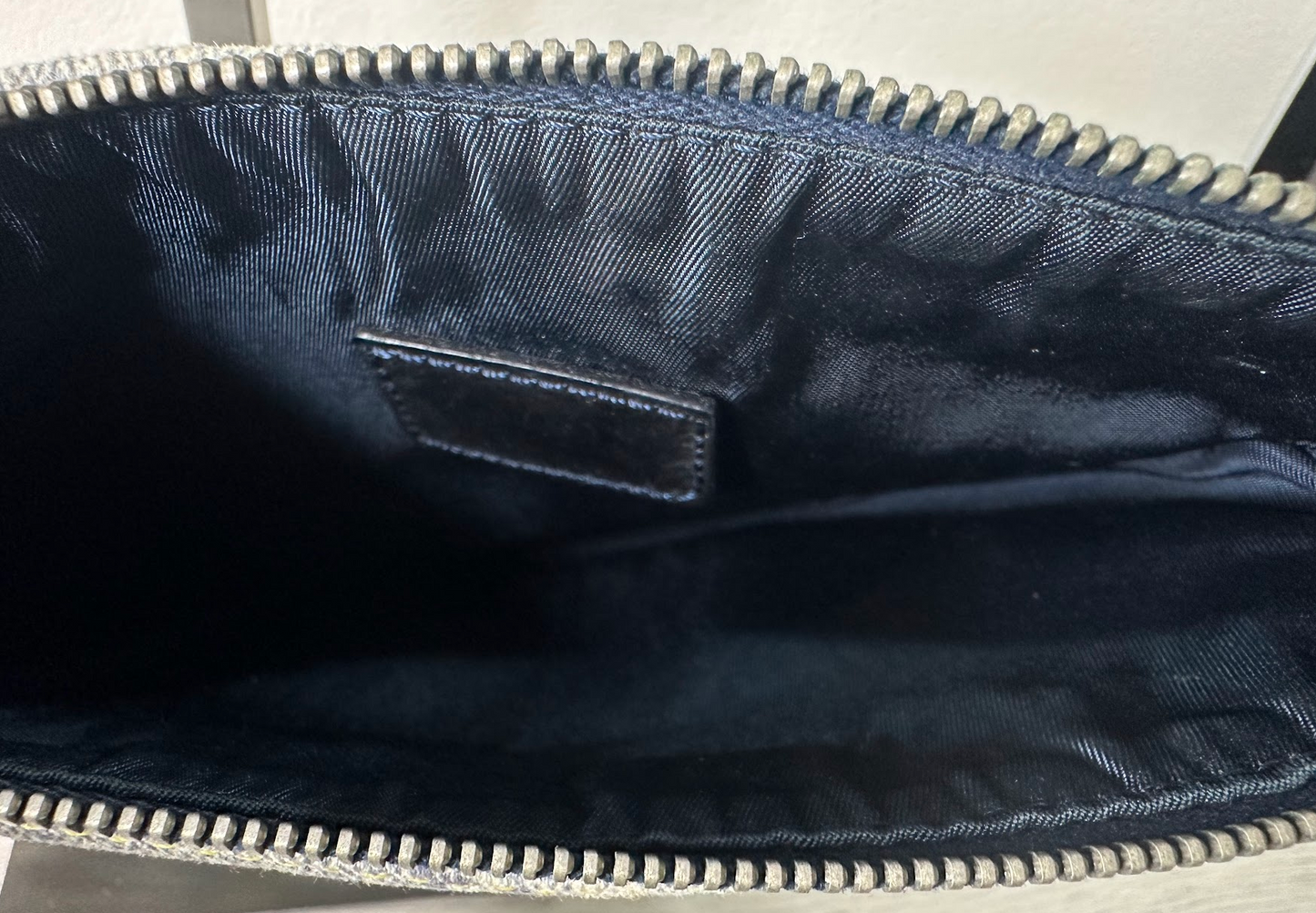 Christian Dior denim Saddle bag
