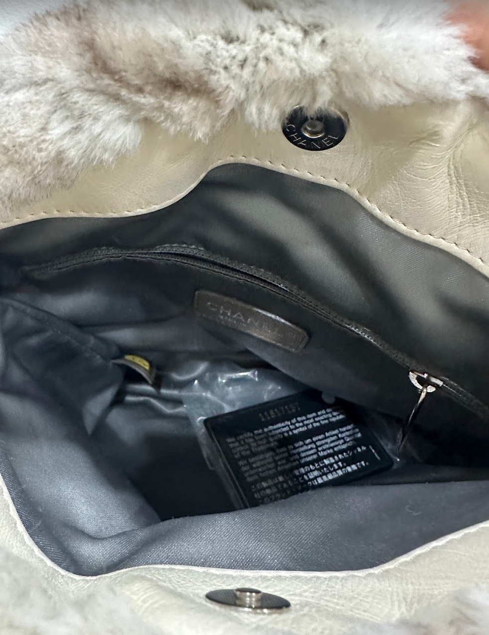 chanel rabbit fur