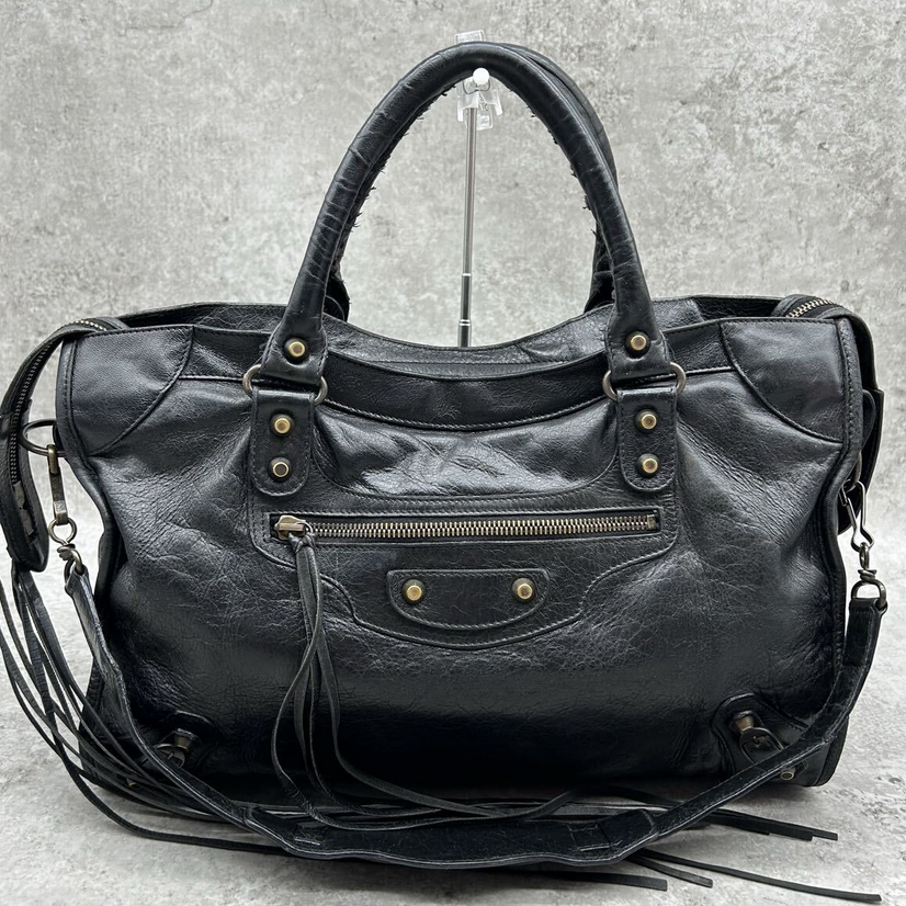 BALENCIAGA CITY Leather Bag