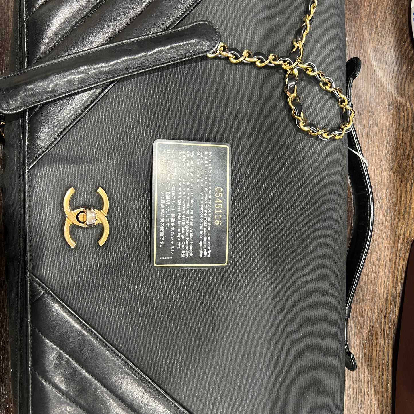 Borsa a mano Chanel CC Turn-lock bidirezionale 1988