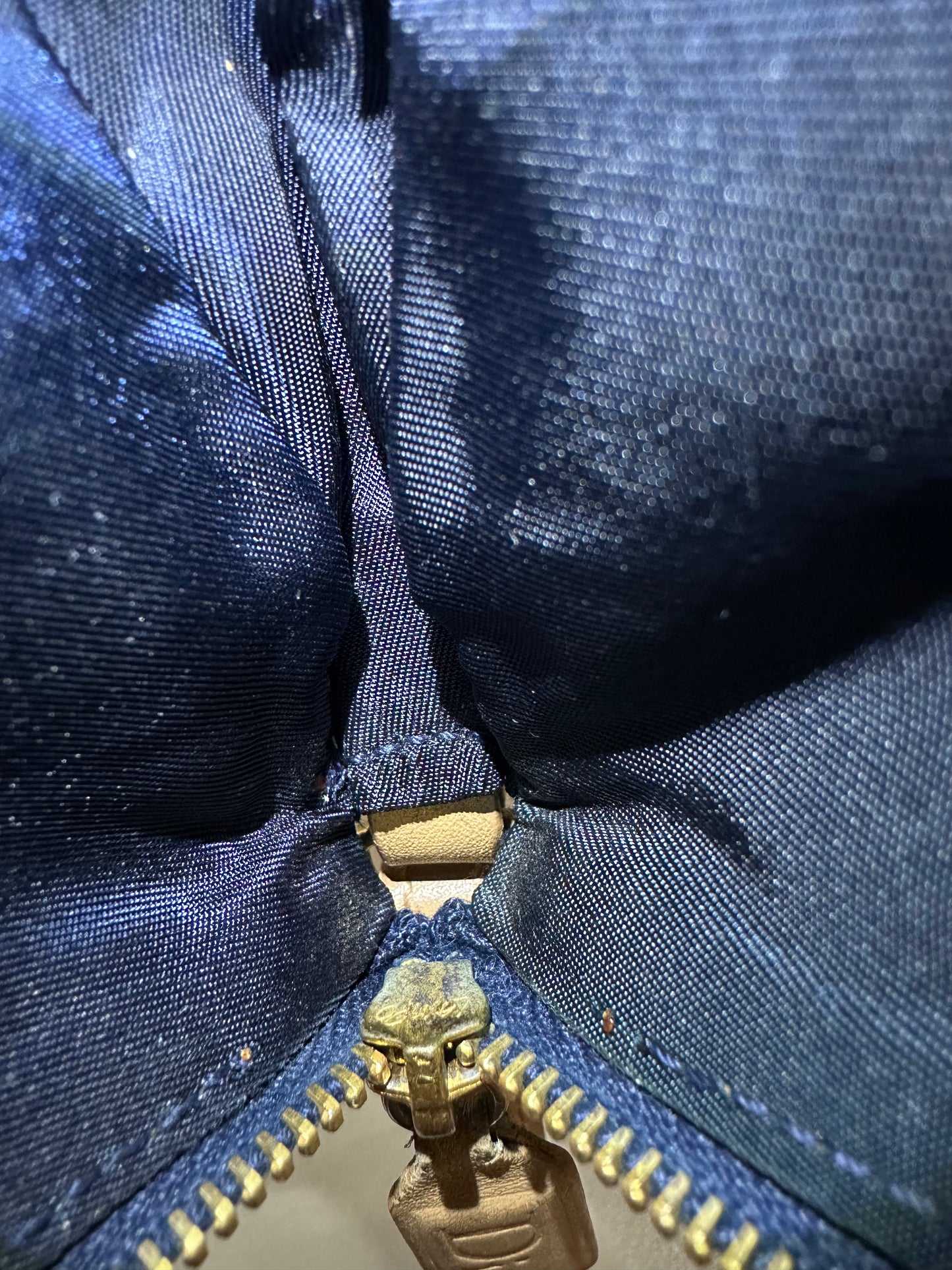 Denim Saddle Pochette Vintage