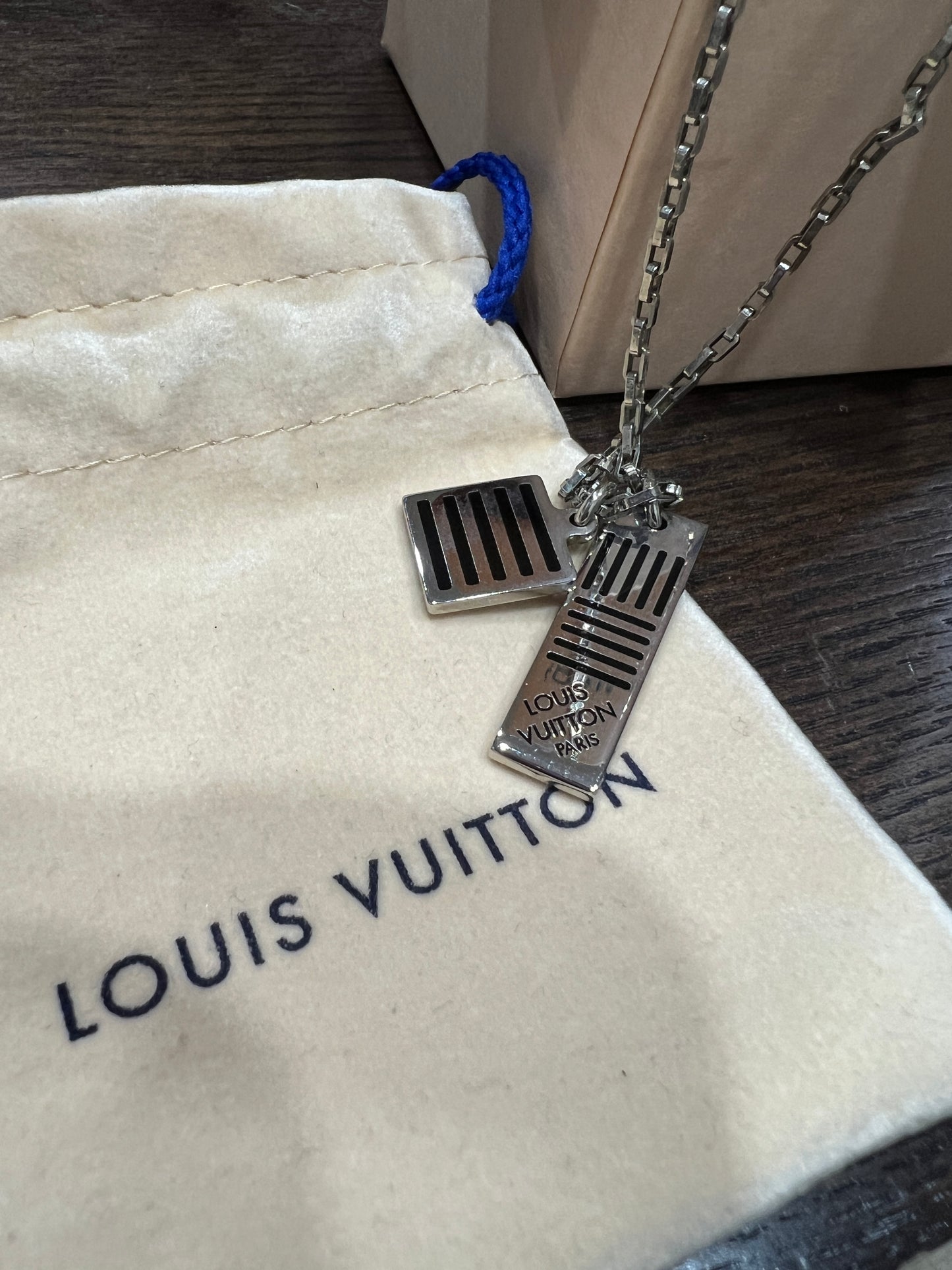 LOUIS VUITTON Necklace Damier Colors