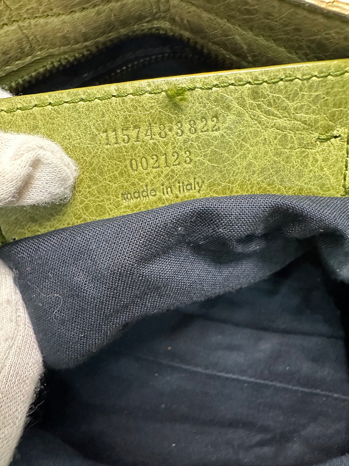 Balenciaga city bag green