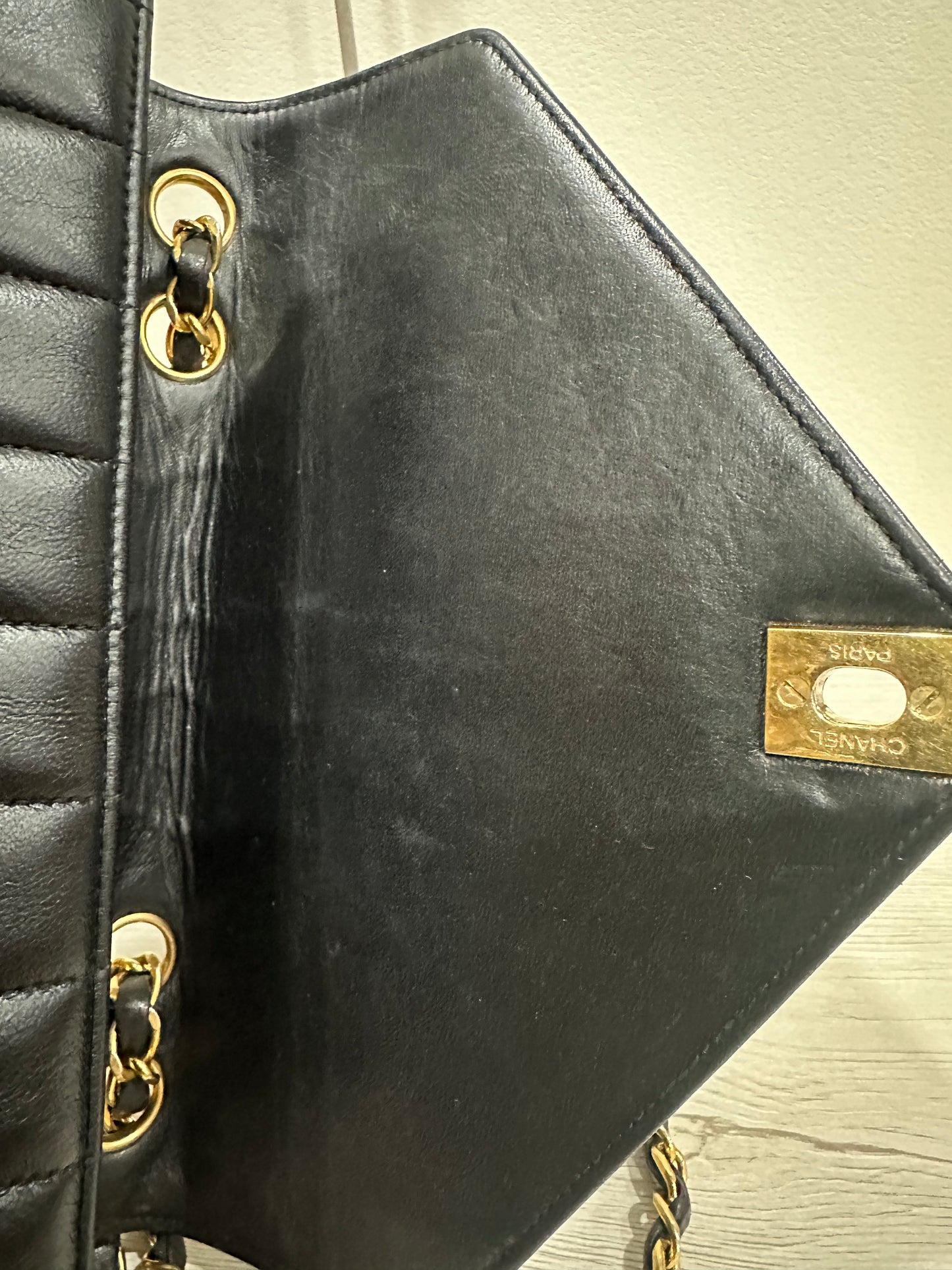 CHANEL Lamb Skin Leather (V-stitch)