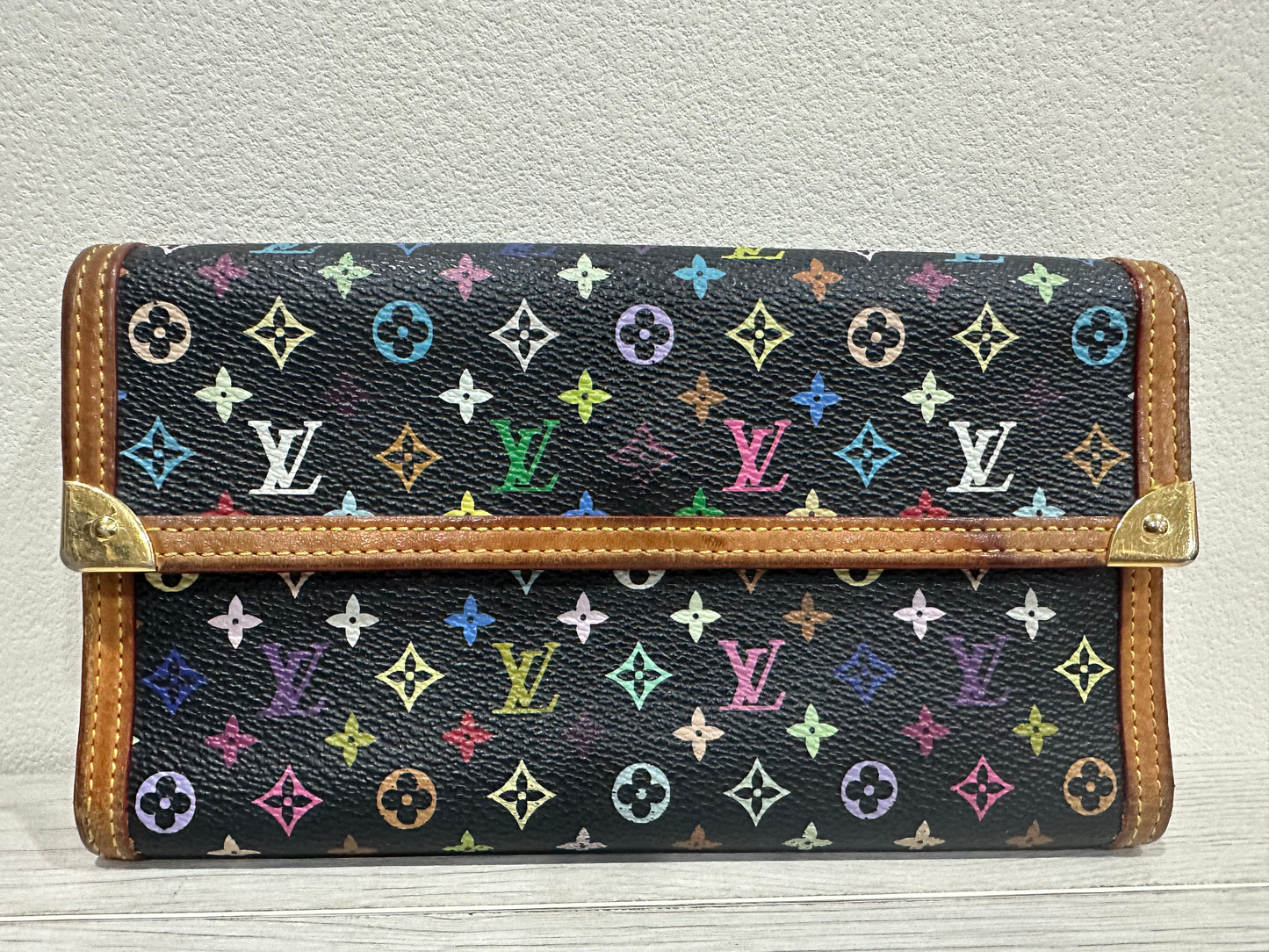 Louis Vuitton multicolor Murakami wallet