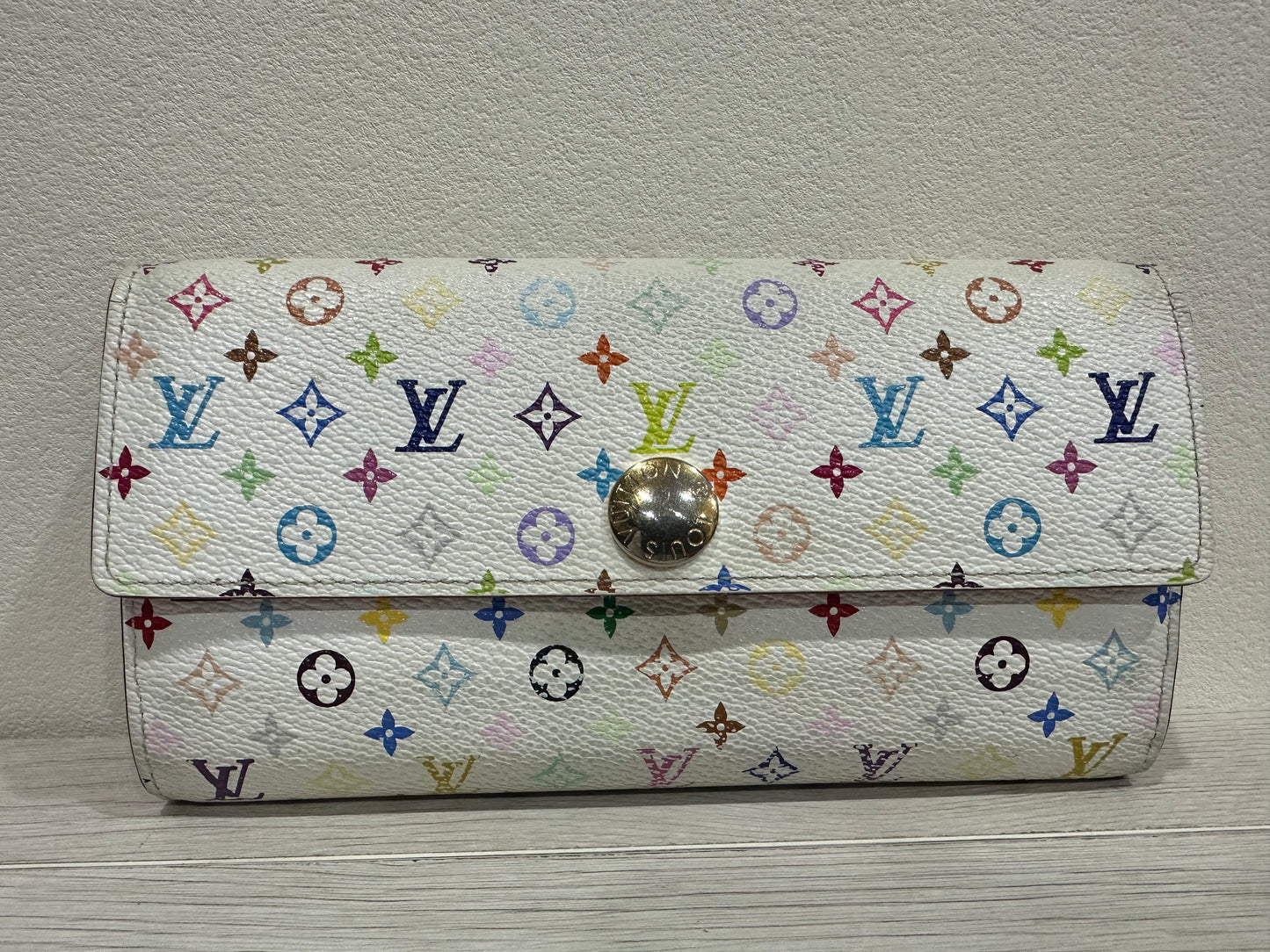 Louis Vuitton multicolor Murakami wallet
