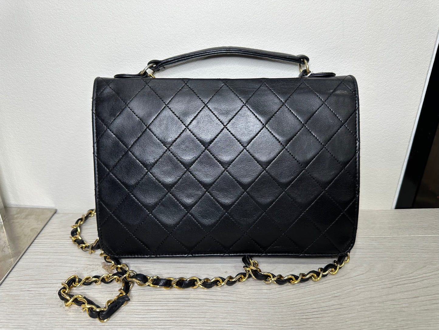 CHANEL Matelasse Double CC Turn-lock shoulder Bag 2ways