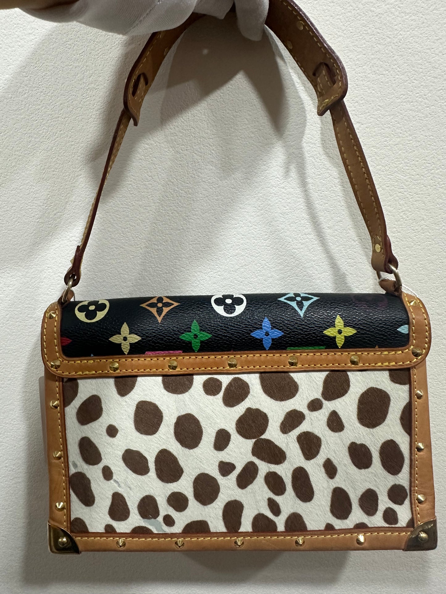 Louis Vuitton multicolor Sac Dalmatien murakami