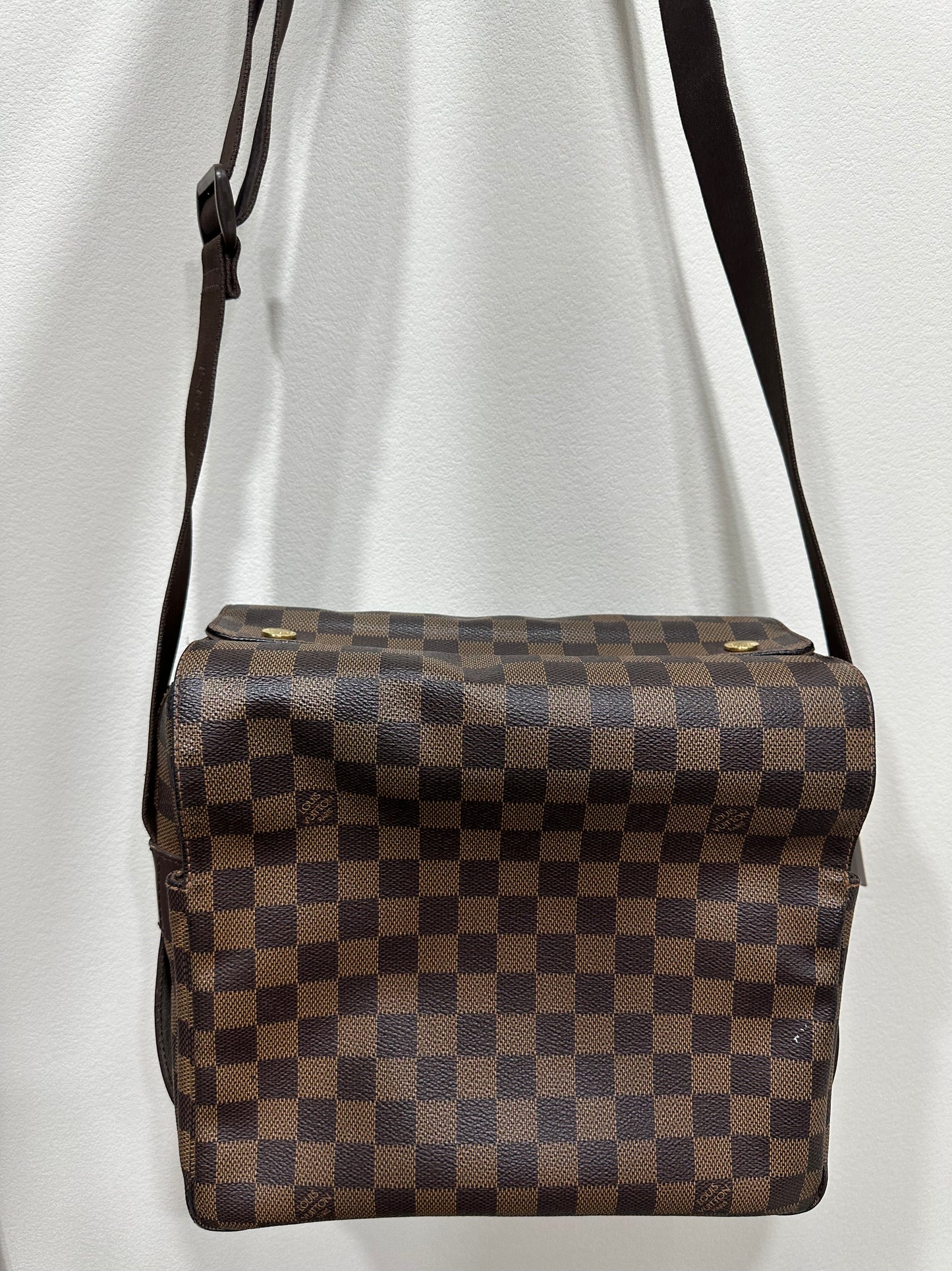 Louis Vuitton Damier Ebene Naviglio Messenger Bag