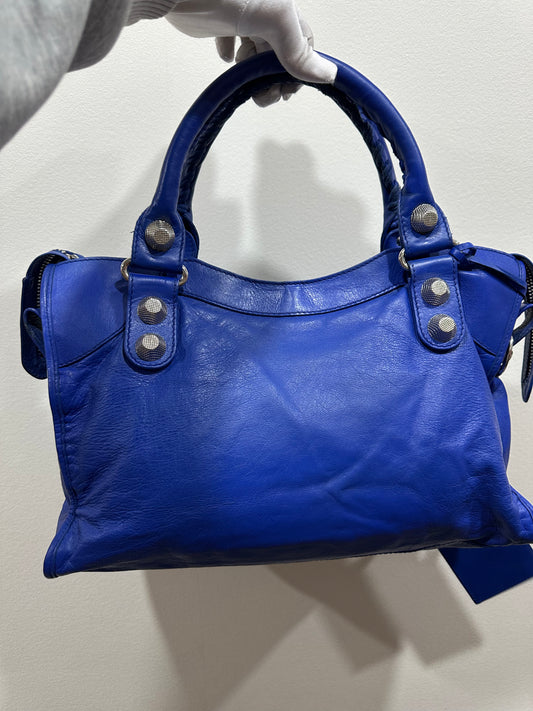 BALENCIAGA BLUE CITY BAG