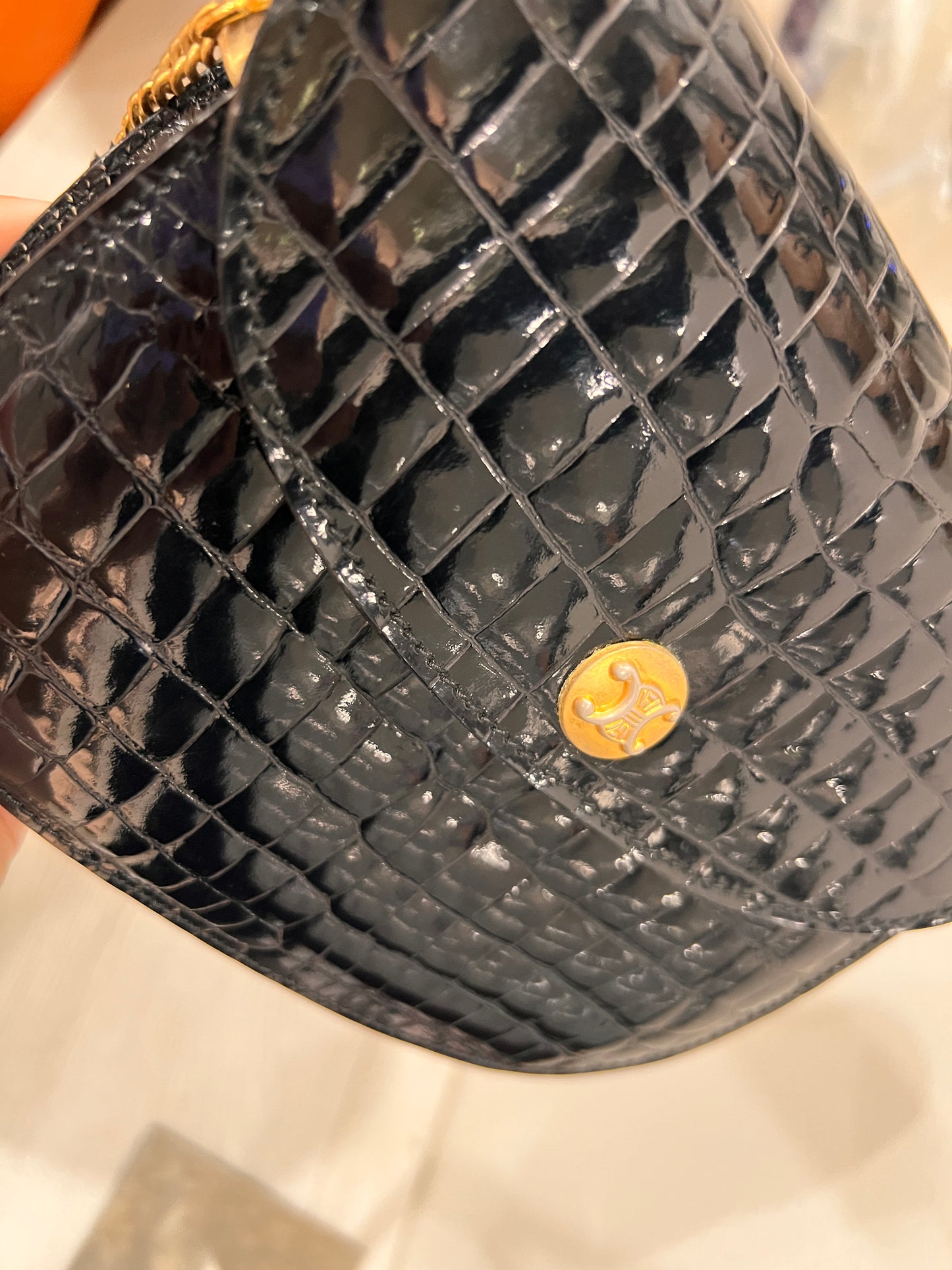 CELINE Crocodile Leather