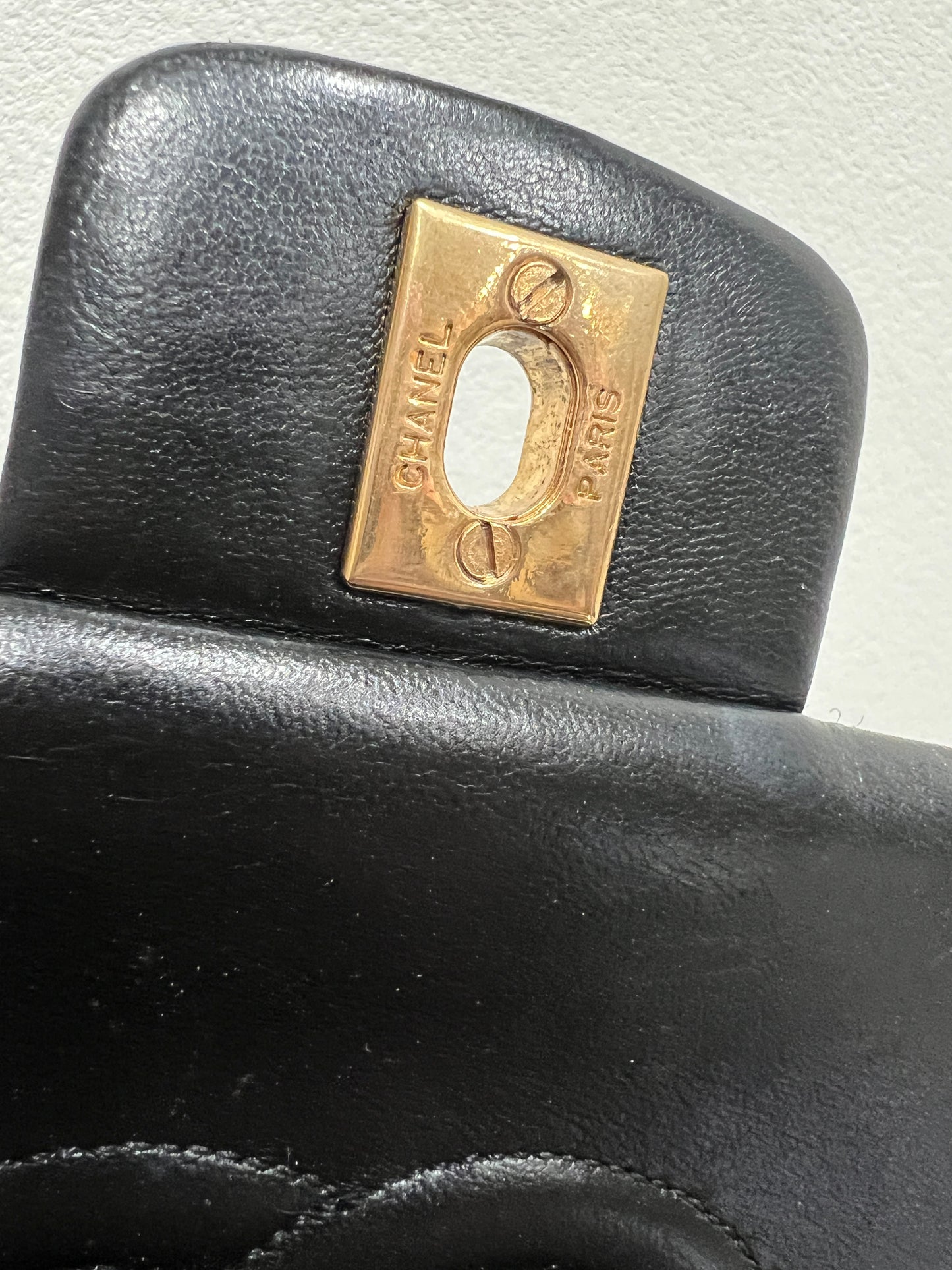 CHANEL Vintage Classic Flap with Wallet 24K gold 27cm