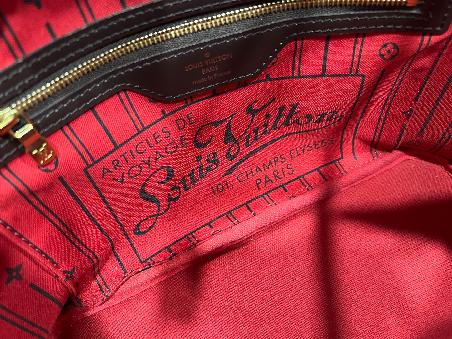 LOUIS VUITTON Neverfull Damier MM