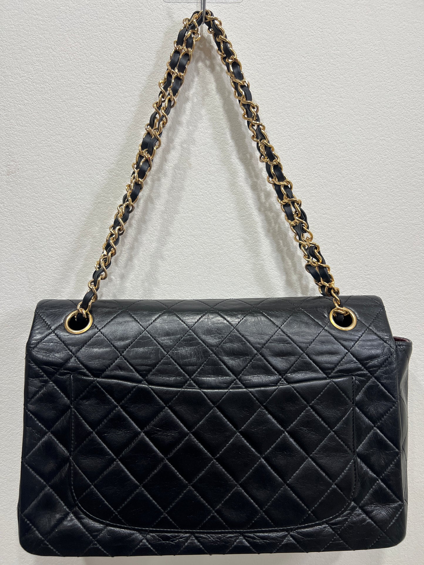 CHANEL Vintage Classic Flap with Wallet 24K gold 27cm