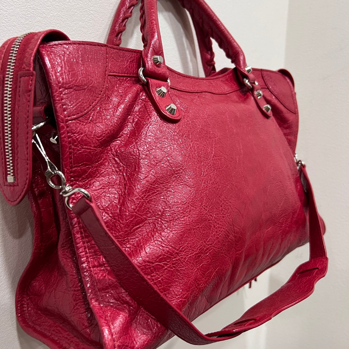 BALENCIAGA City Bag Medium Red