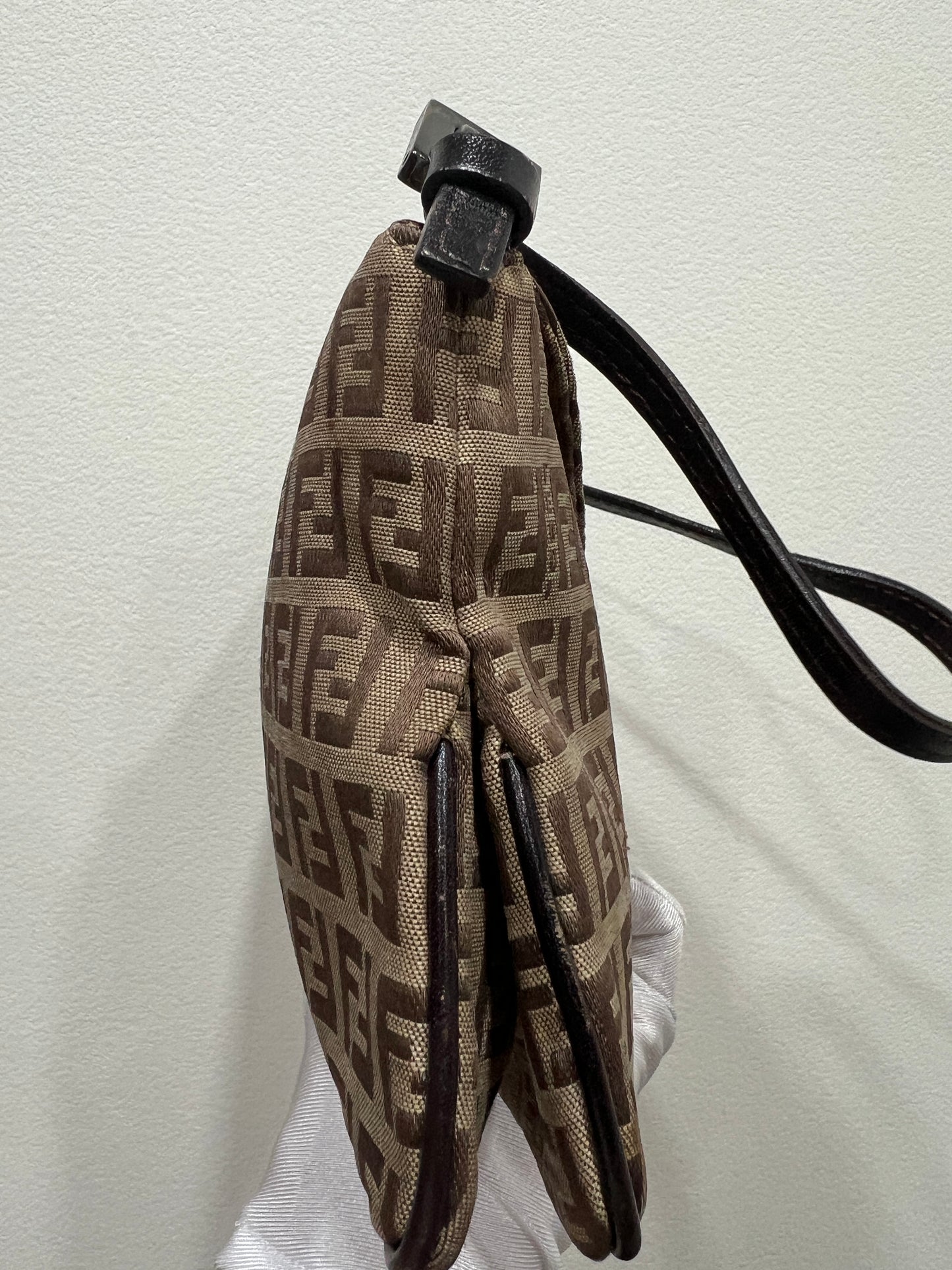 FENDI Baguette Brown Canvas