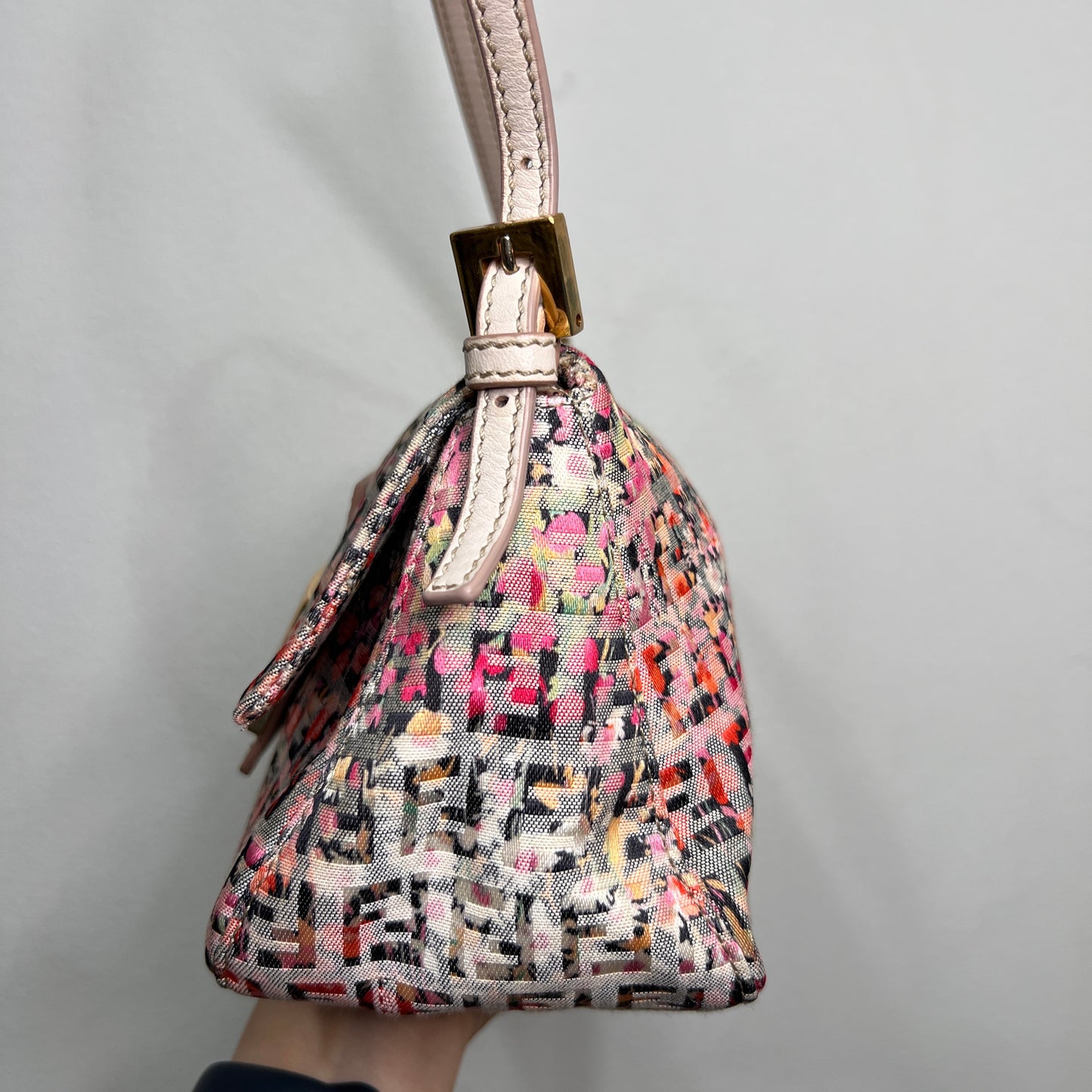 FENDI Floral Zuccino Mamma Baguette