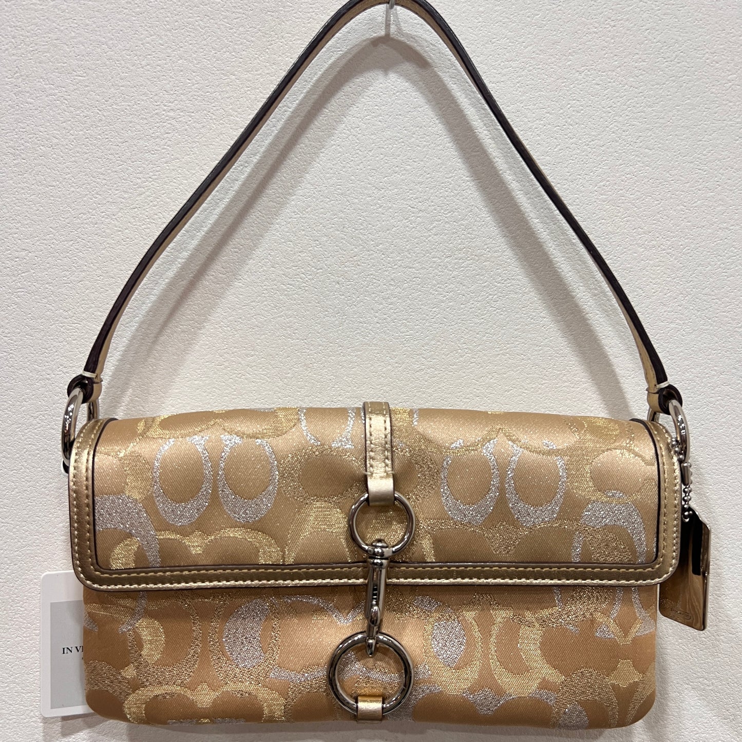 COACH Optic Signature Hook Demi Pouch Bag